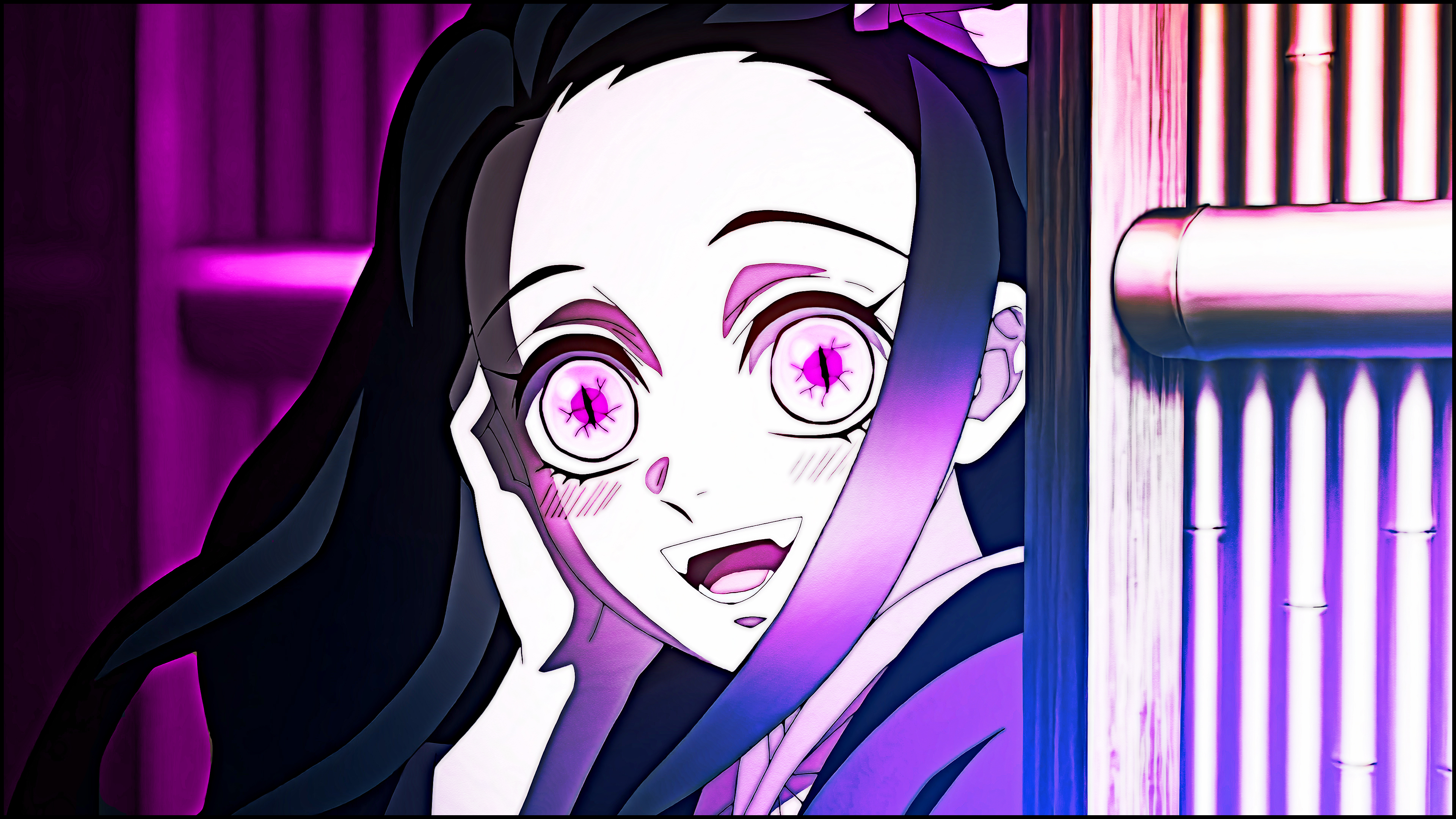 Kamado Nezuko Kimetsu No Yaiba Anime Girls 3840x2160