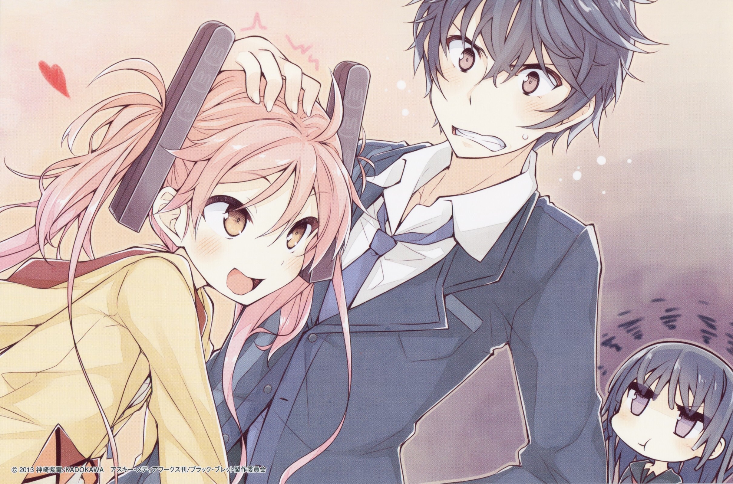 Anime Black Bullet 2421x1600