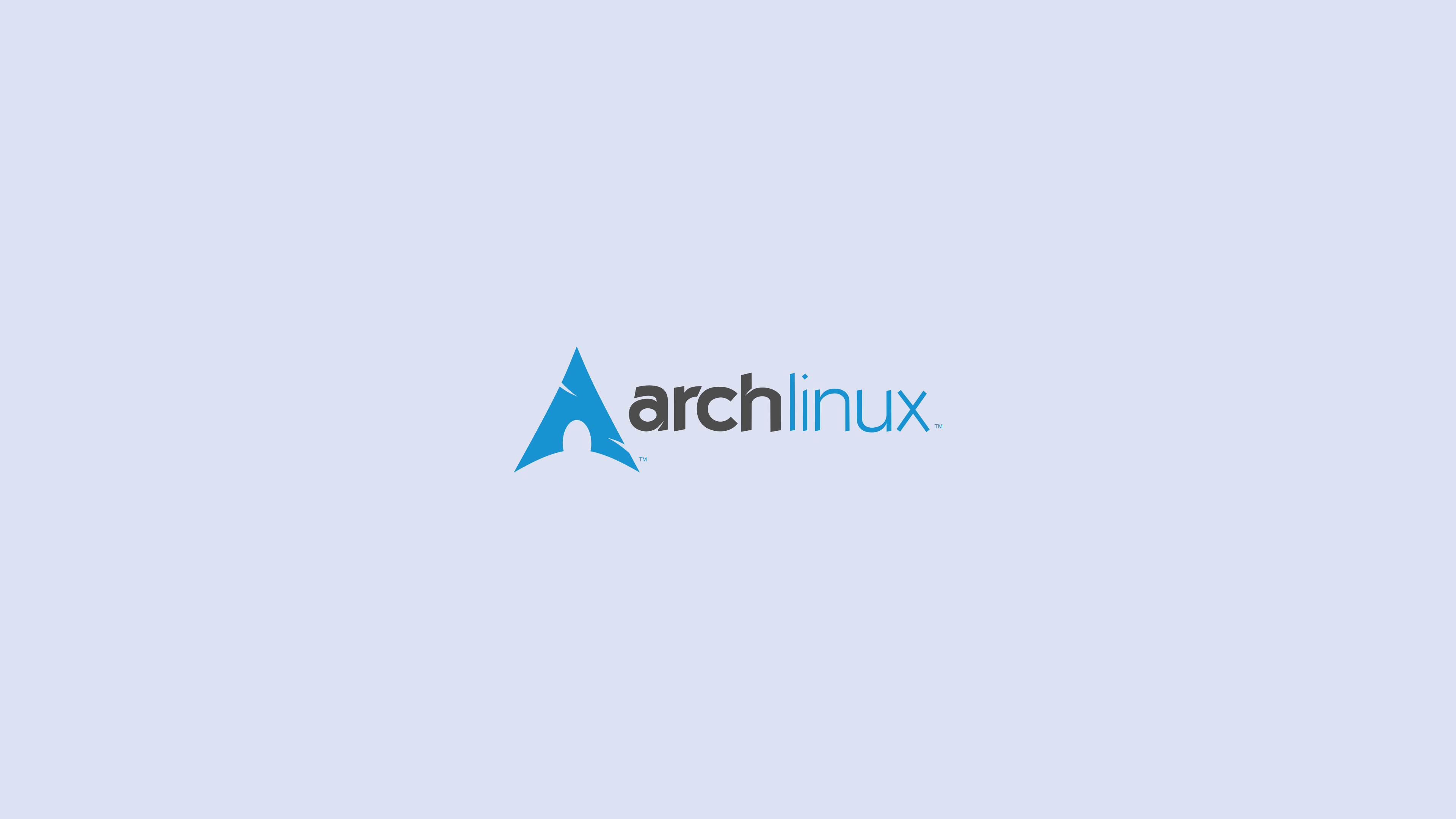 Linux Arch Linux Logo Minimalism Simple Background Text Operating System 3840x2160