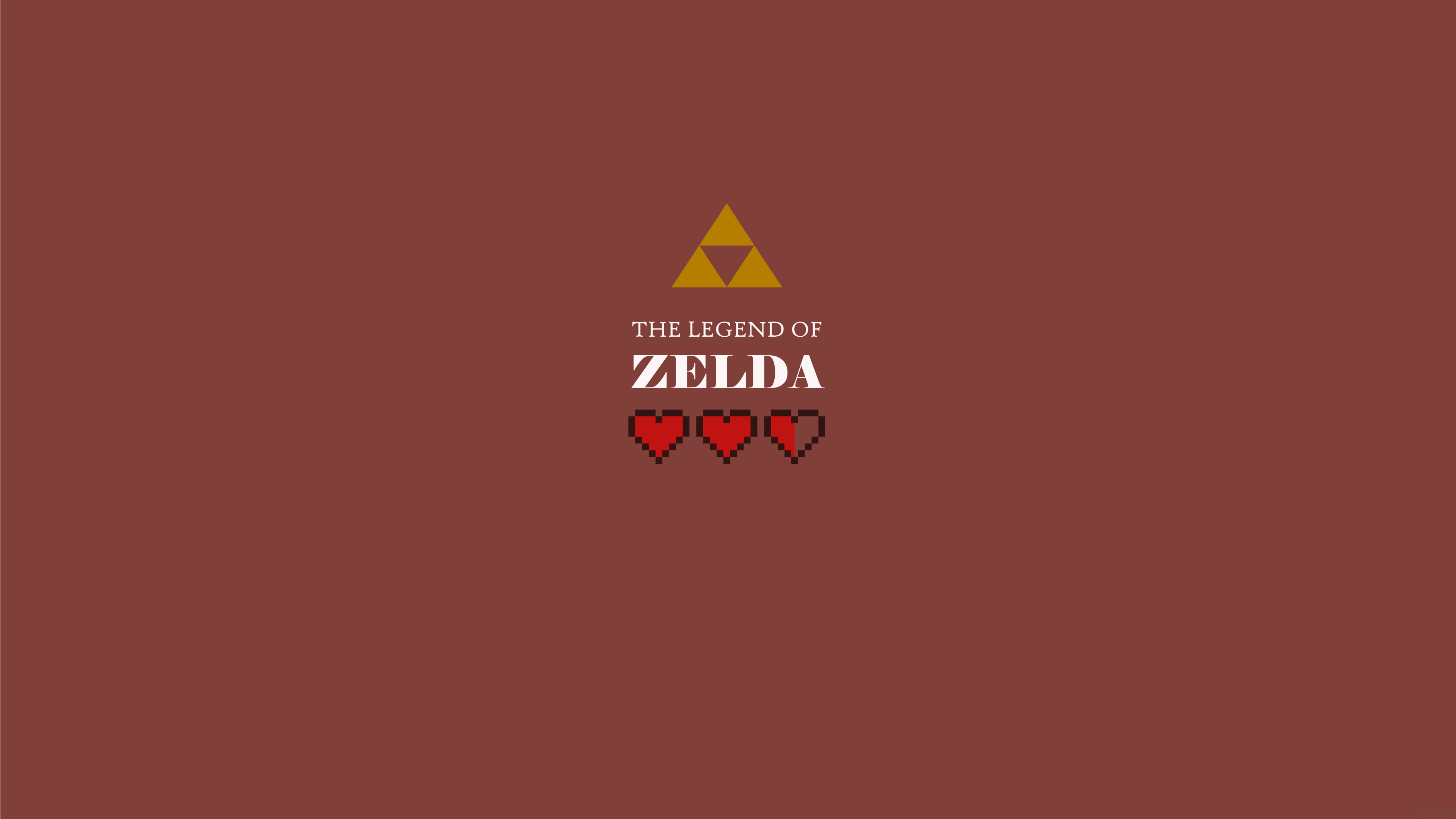 Zelda The Legend Of Zelda Triforce Minimalism Video Games 3840x2160