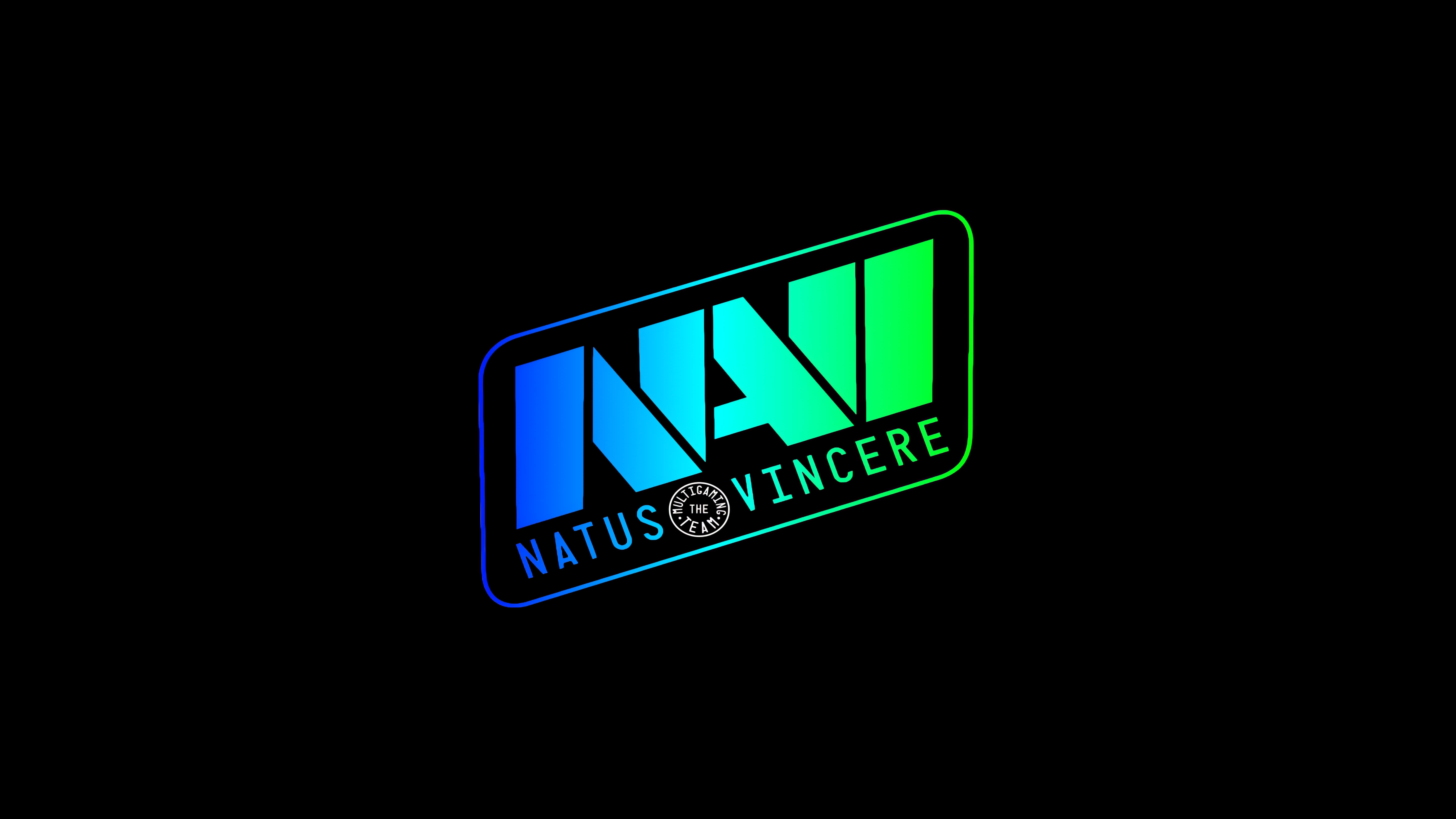 Navi Natus Vincere Black Background Logo 7680x4320