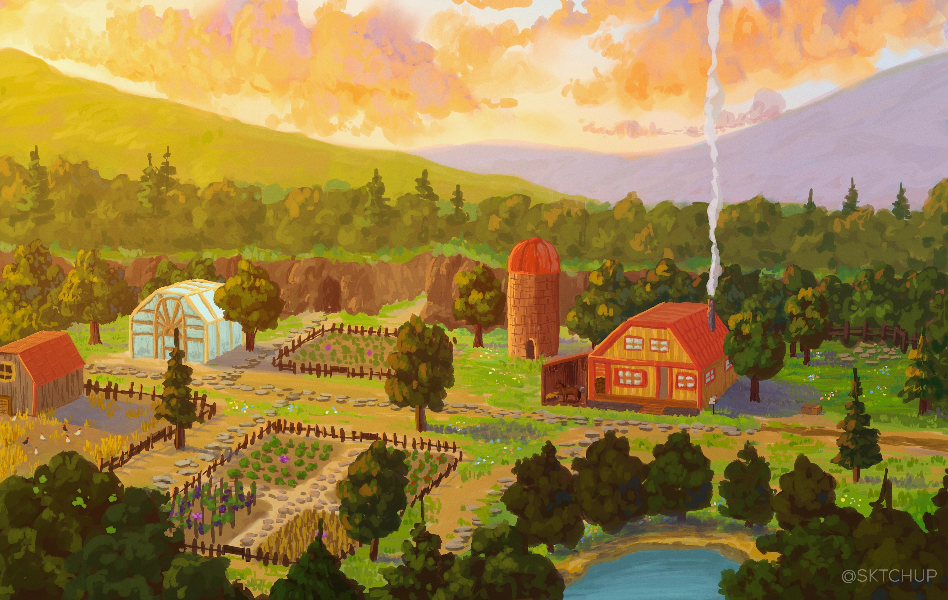 Stardew Valley Video Game Landscape 4000x2534