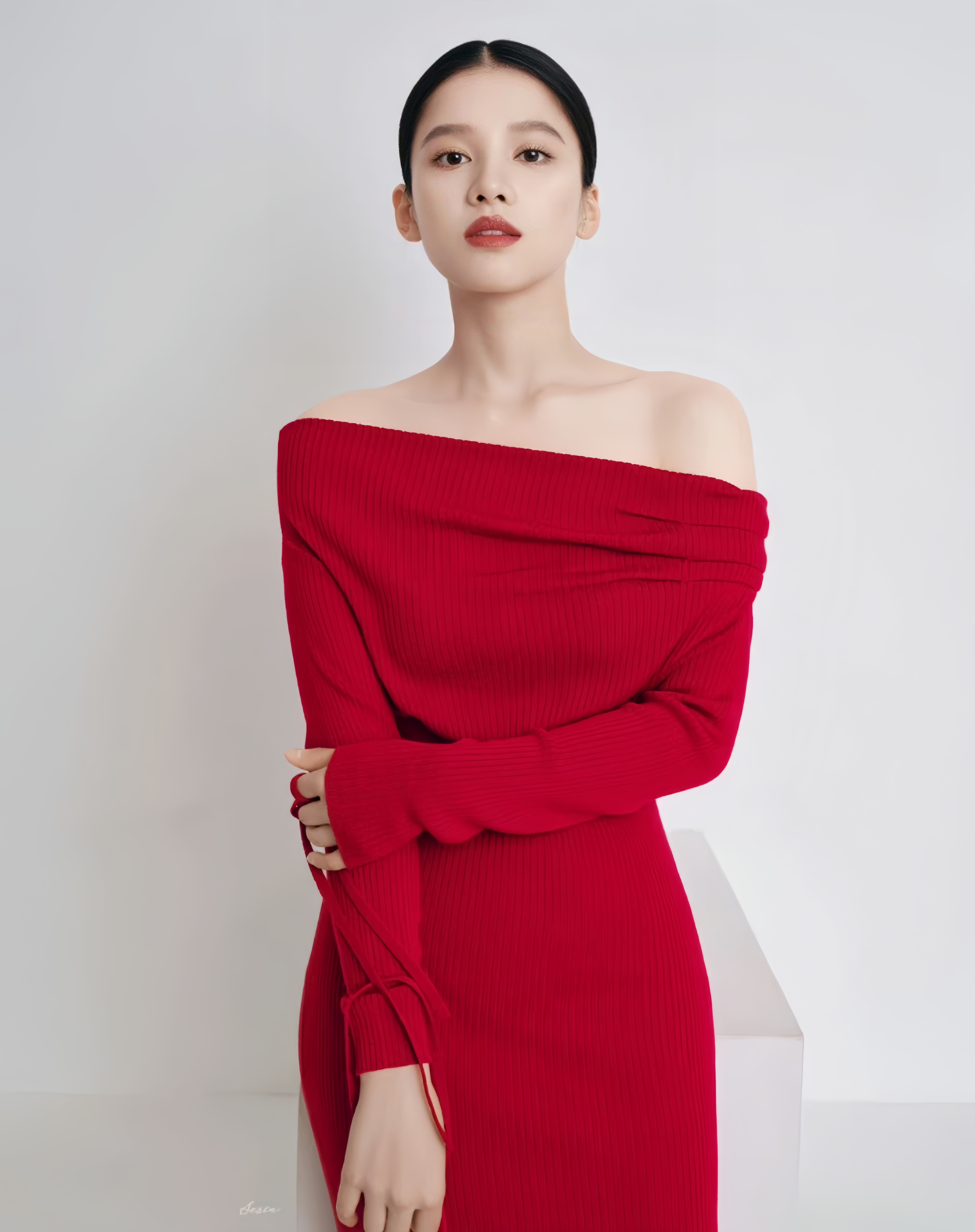 Celebrity Zhang Jingyi Red Asian 4052x5120