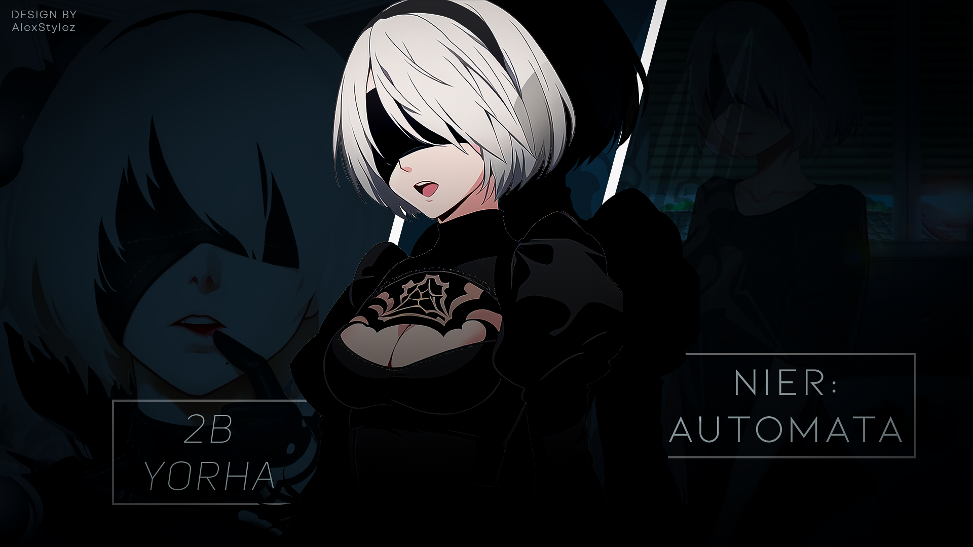 Nier Automata 2B Nier Automata Video Game Girls Nier Automata Ver1 1a 1920x1080