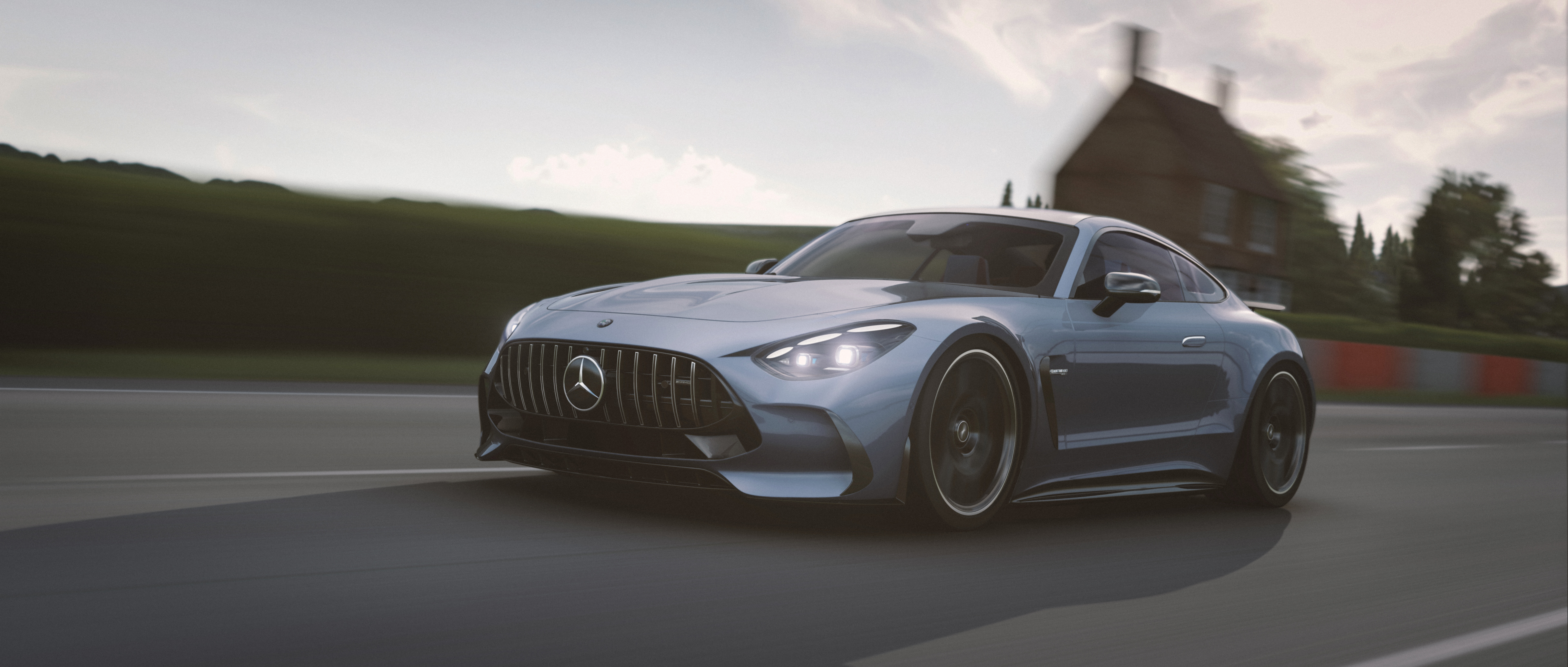 Mercedes Benz Car Assetto Corsa PC Gaming 7680x3269