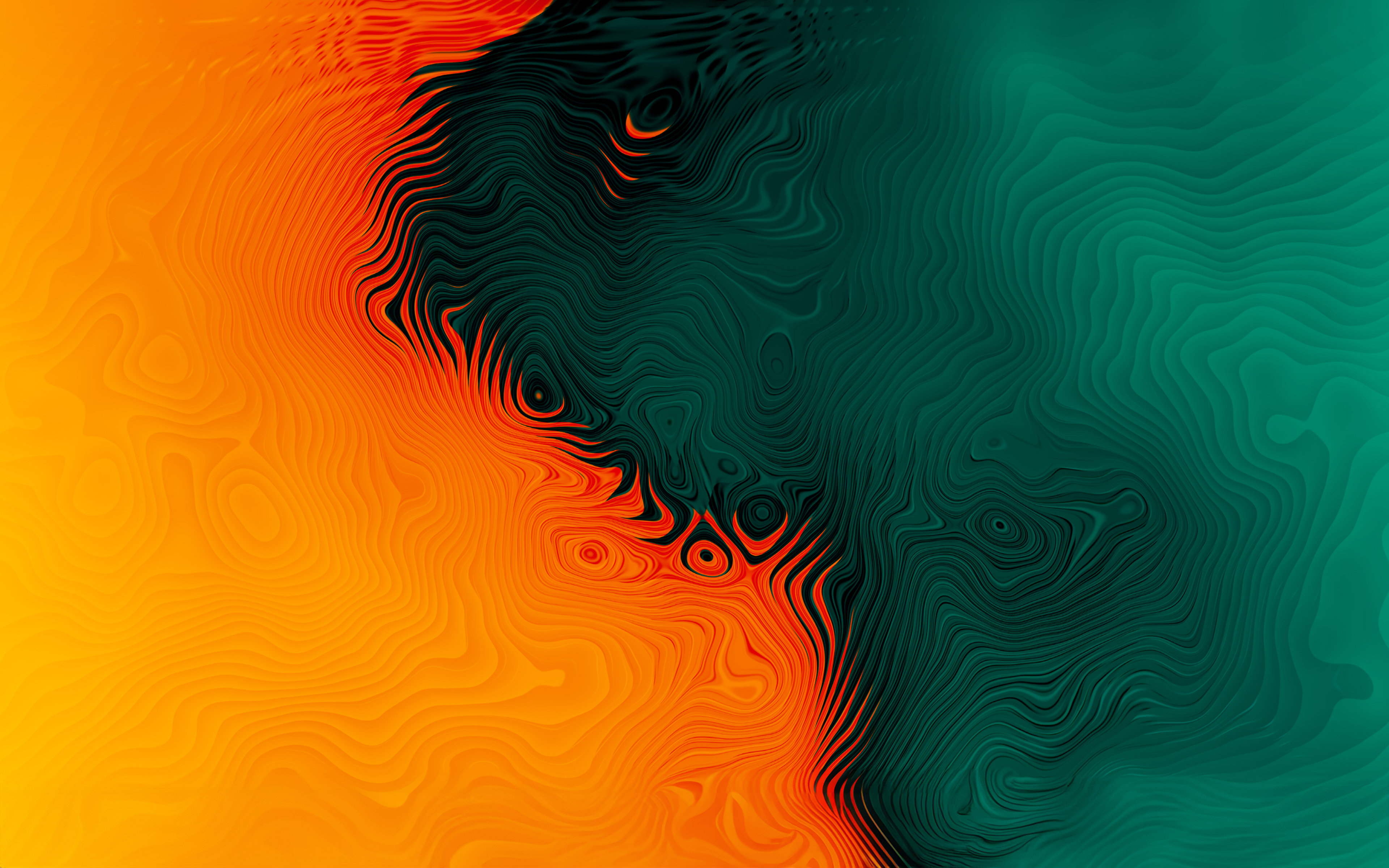 Abstract Orange 3840x2400