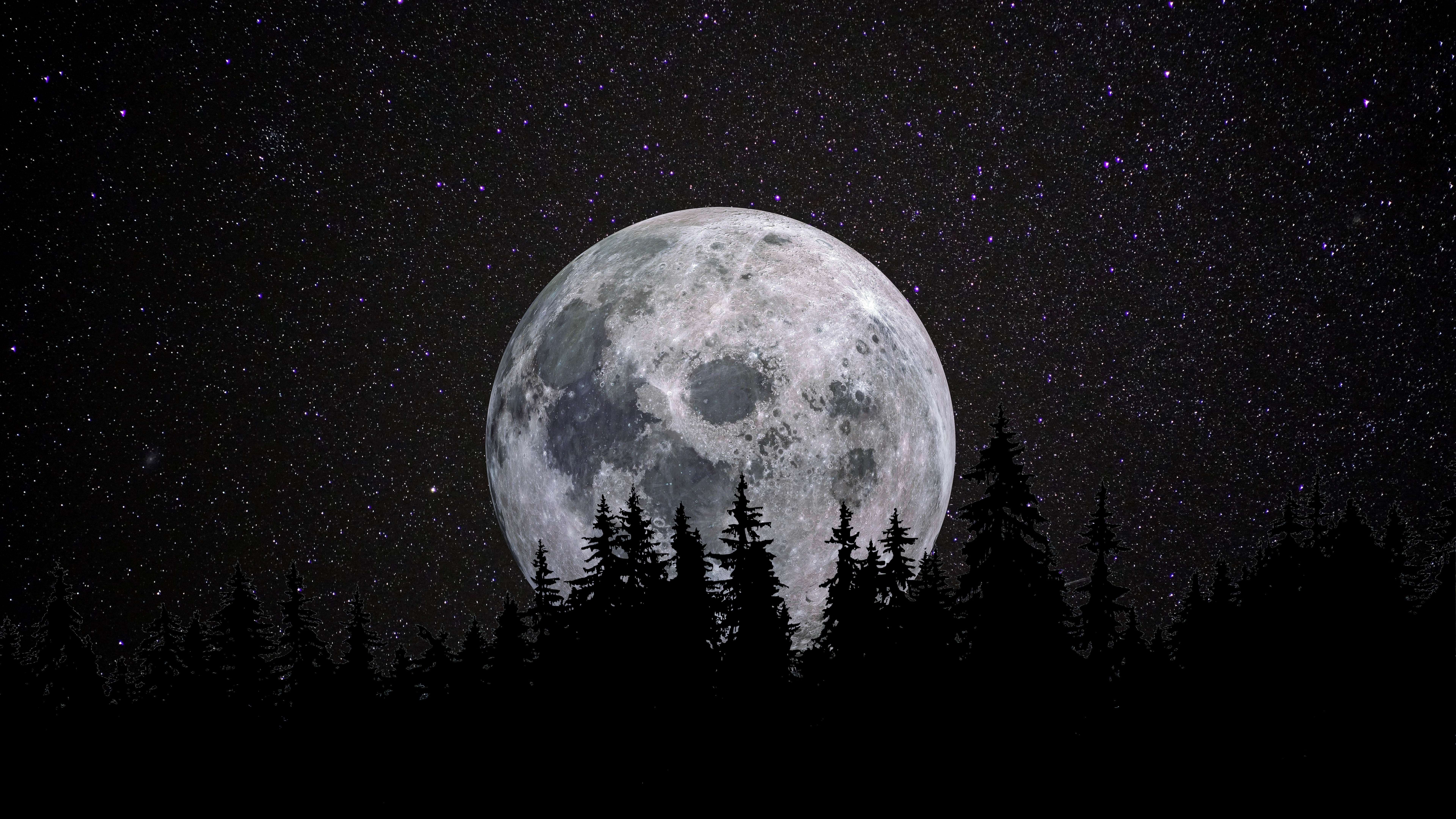 Night Star Atlas Moon Base Edu007 7680x4320