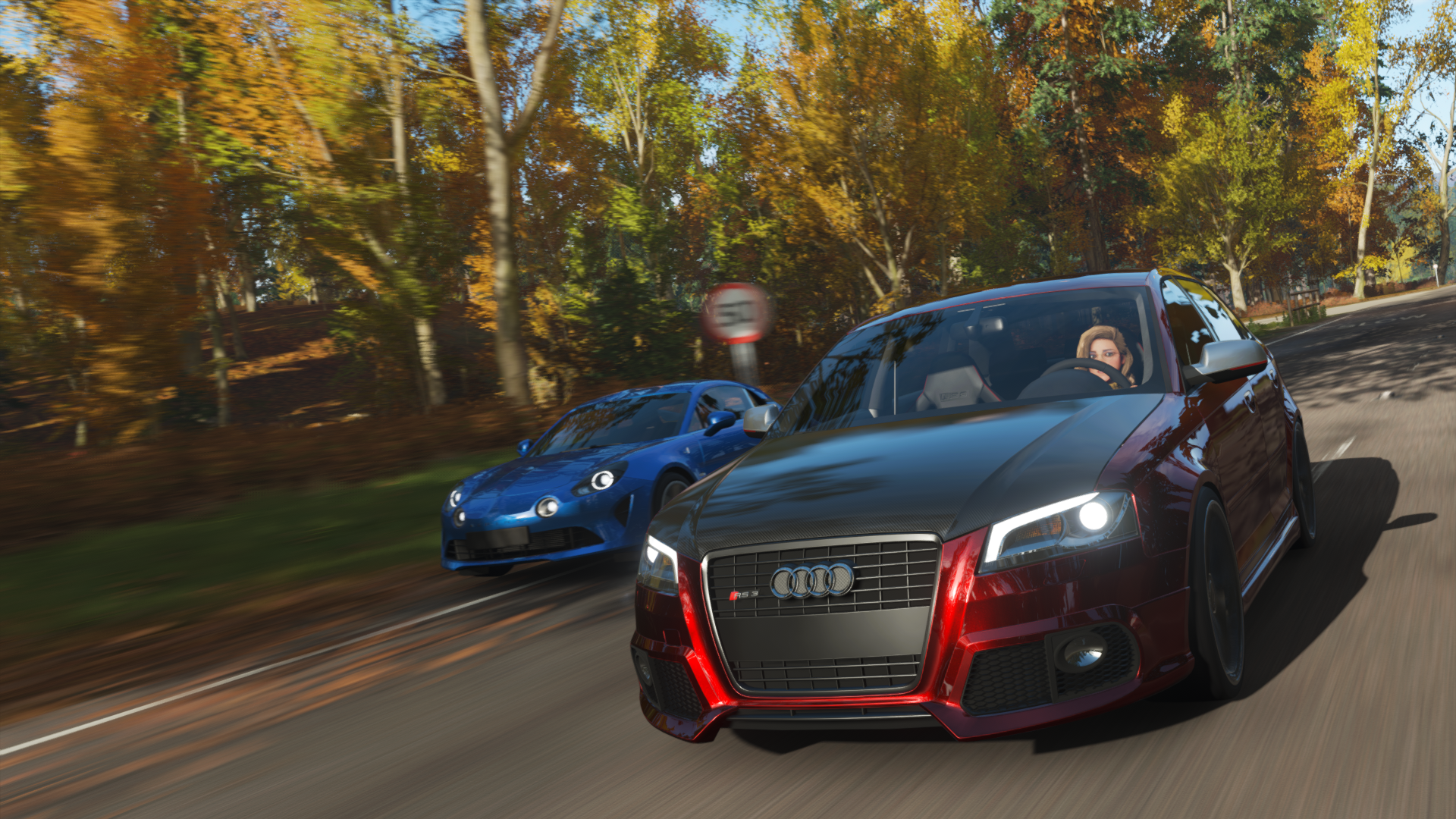 Forza Horizon 4 Race Cars Car PlaygroundGames Video Game Car Audi AUDi RS 3 1920x1080