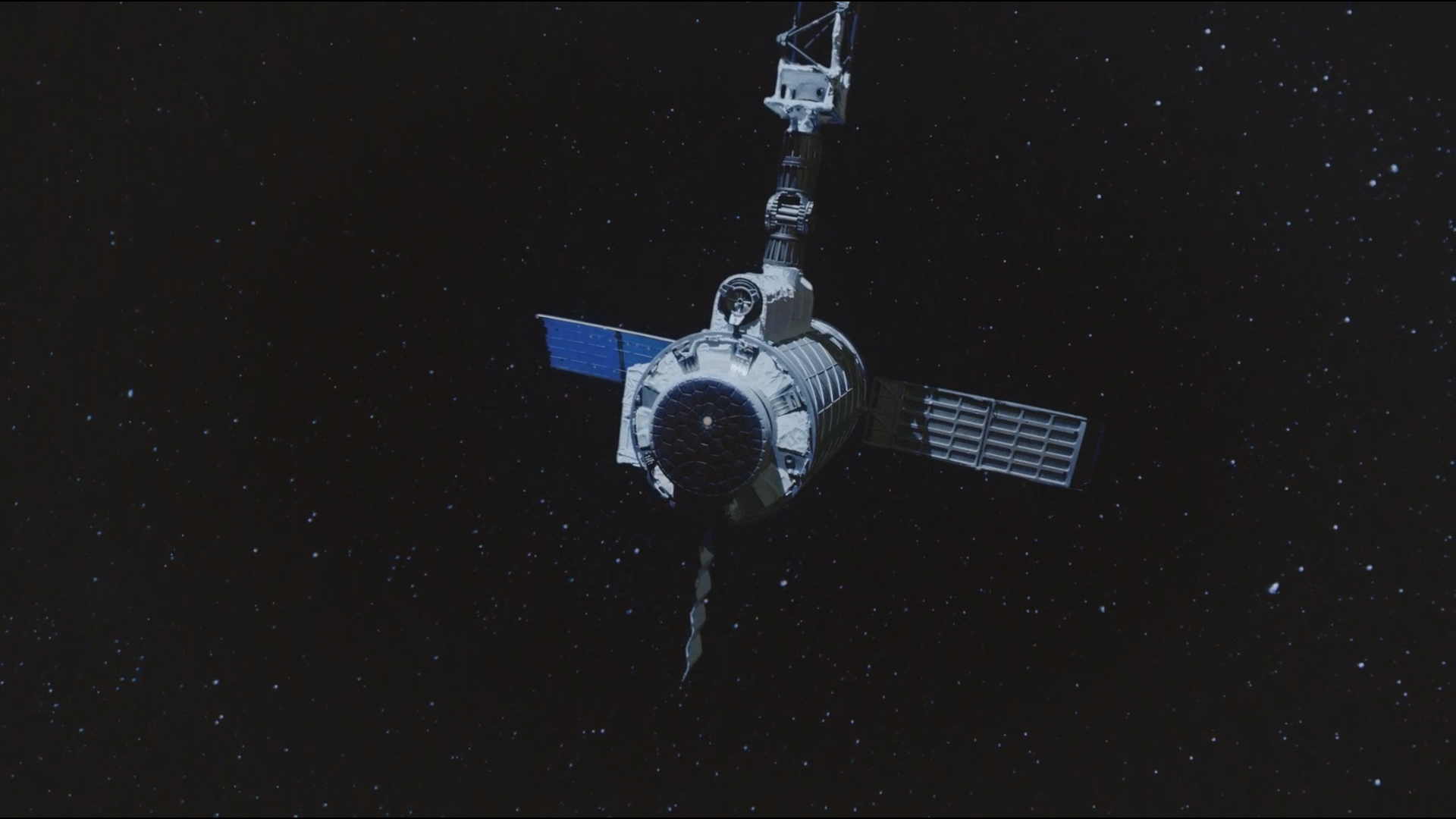 Film Stills Screen Shot Spaceship Satellite Stars Space Adventure Isolation Isolated Rocket Launcher 1920x1080