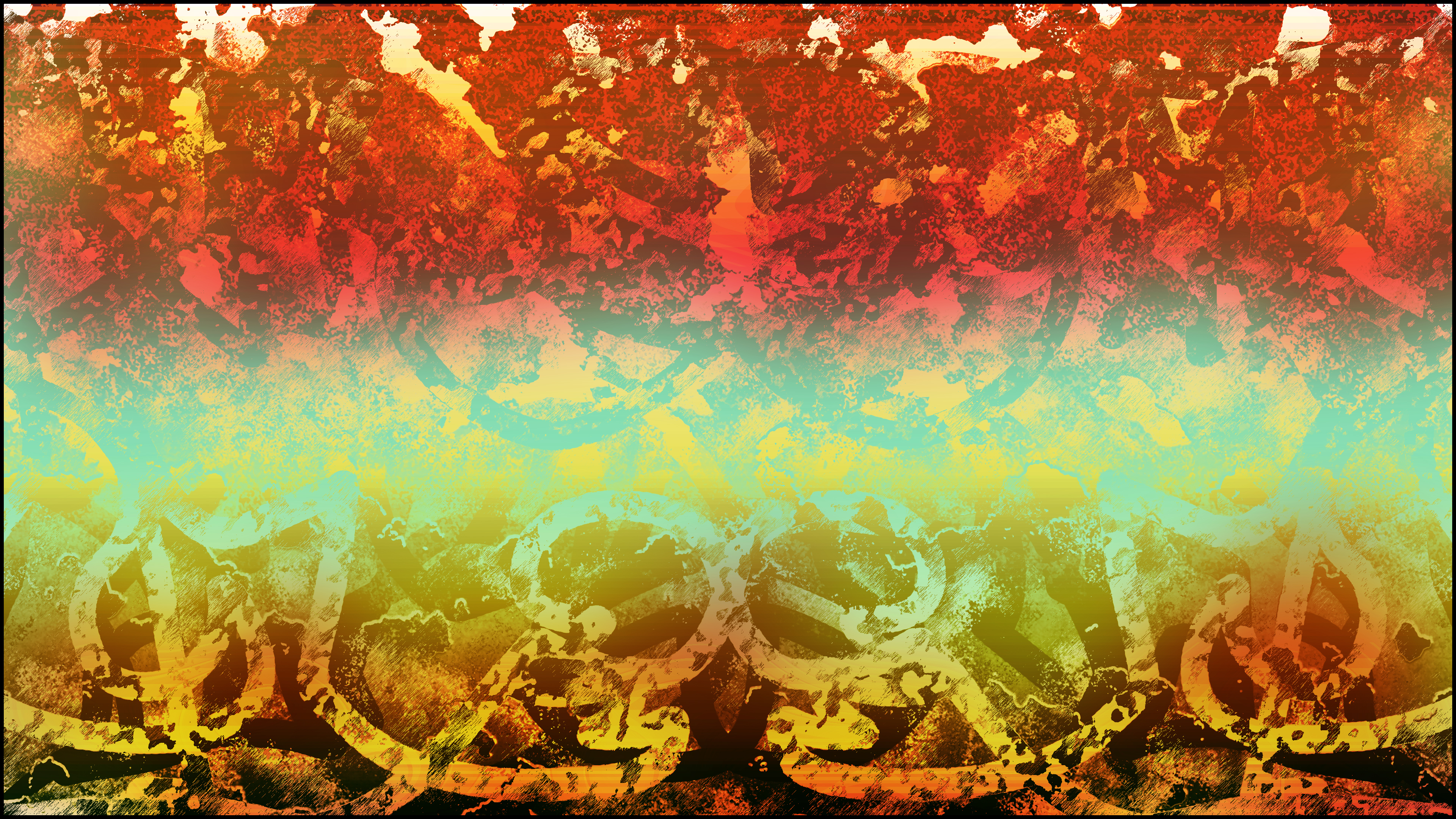 Abstract Trippy Digital Art Colorful 3840x2160