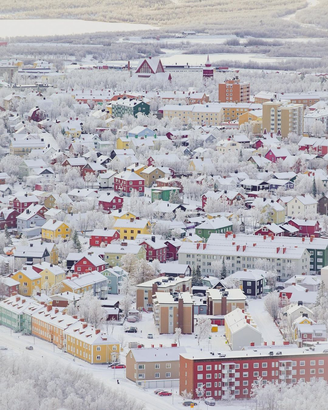 Architecture Building Portrait Display House Cityscape Winter Snow Sweden Town Aerial View Nature Fo 1080x1350