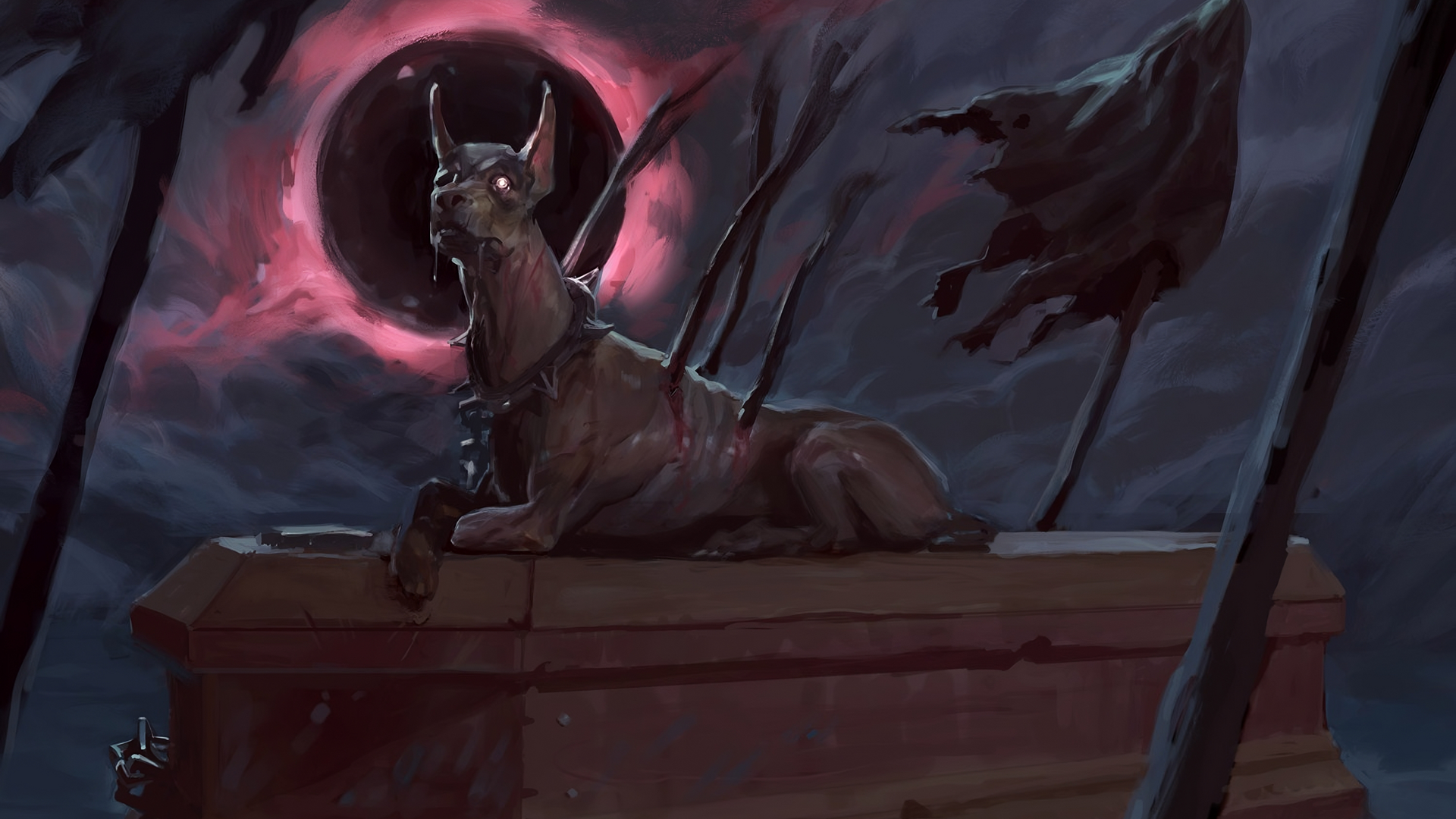 Berserk Anime Manga Guts Eclipse Dog Joshua Zentner 1920x1080