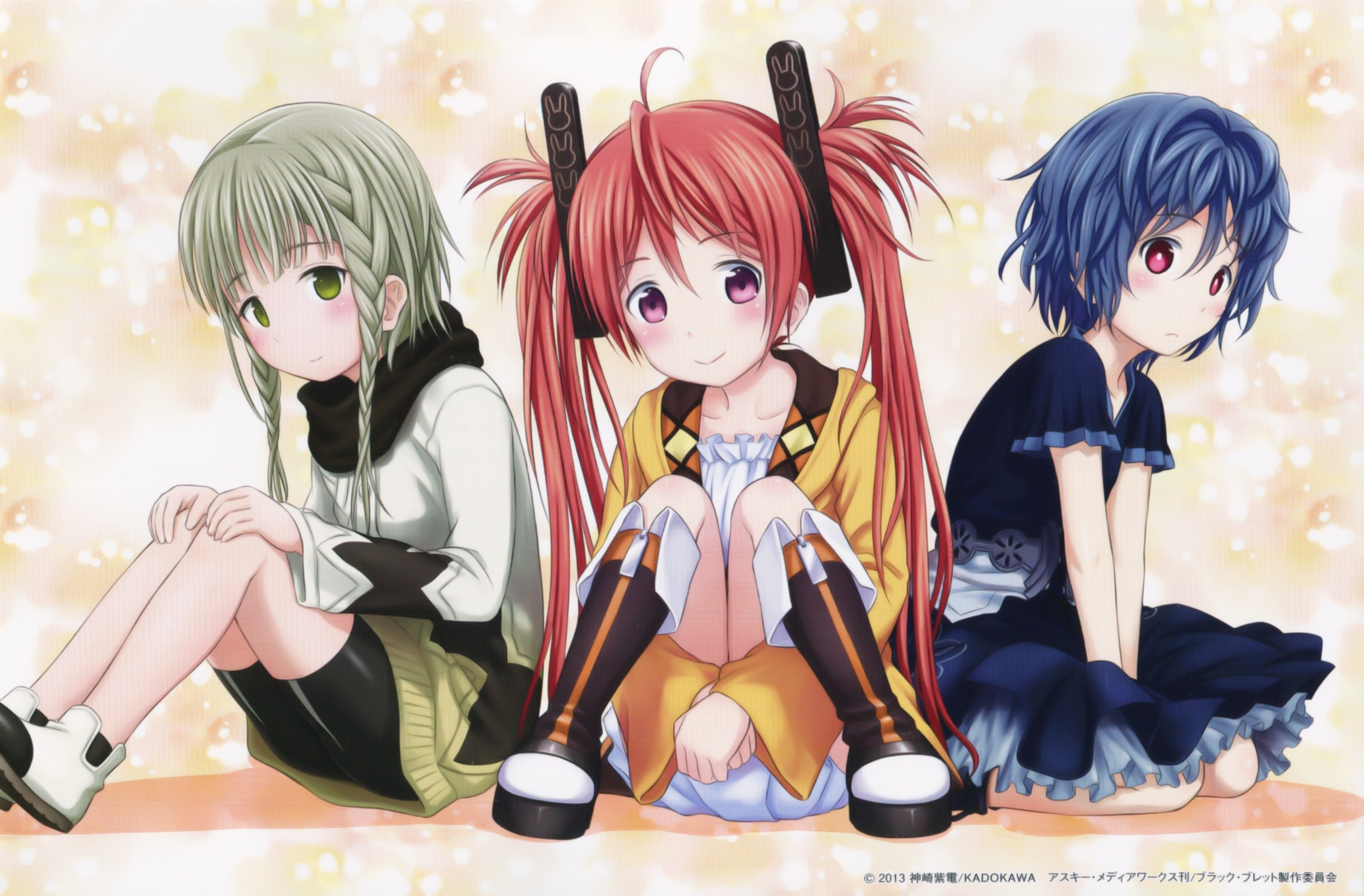 Anime Black Bullet 2435x1600