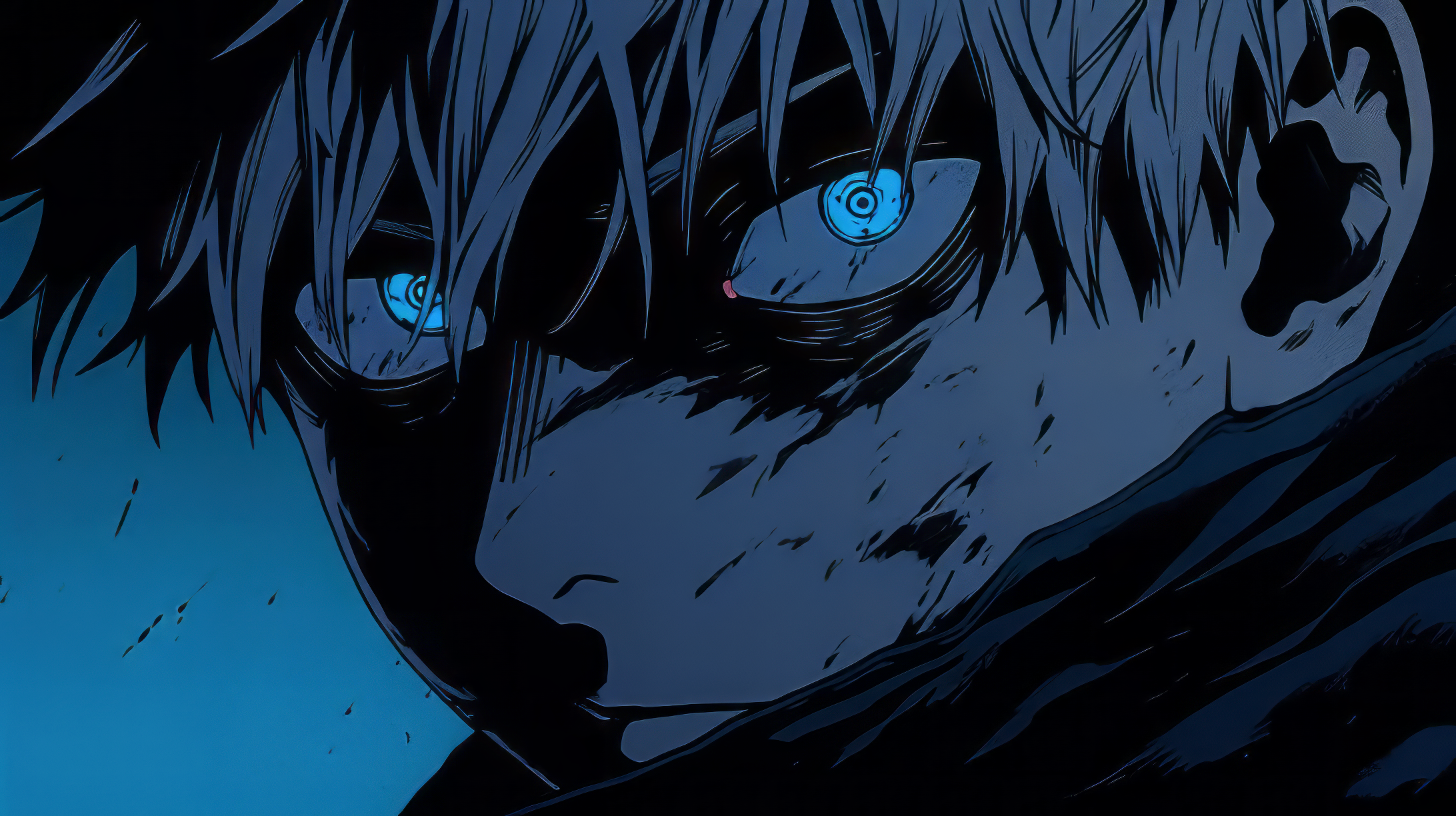 Satoru Gojo Jujutsu Kaisen Anime Blue Eyes 2184x1224