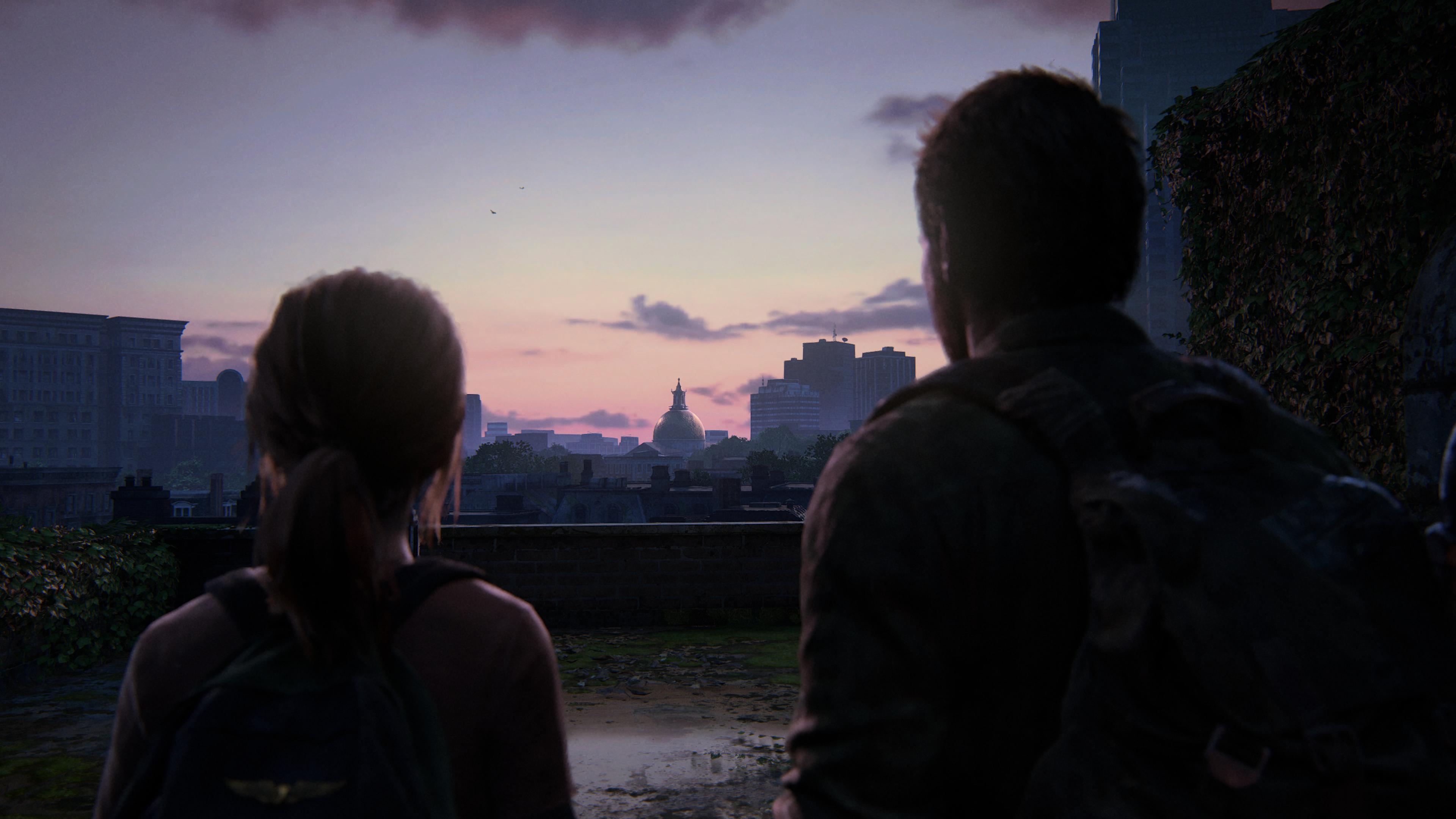 The Last Of Us Ellie Williams Joel Miller PlayStation Playstation 5 Screen Shot Video Games Video Ga 3840x2160