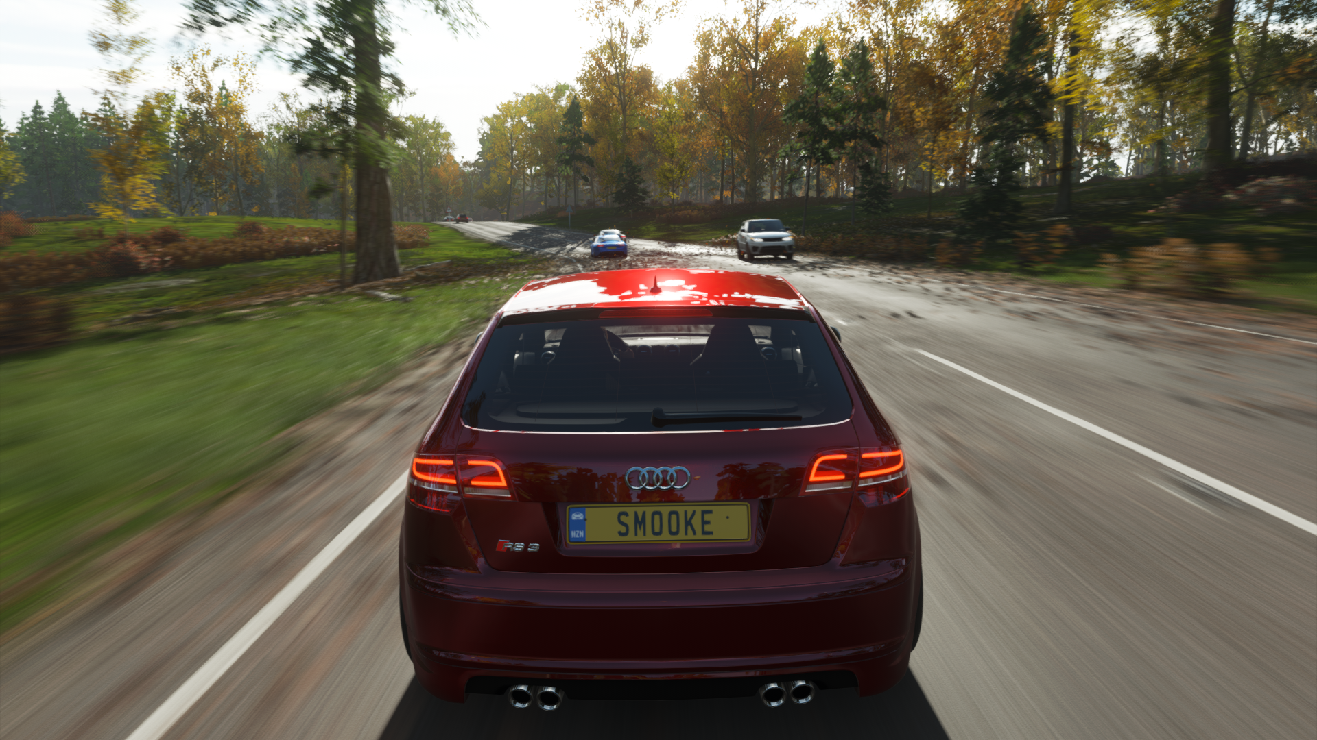 Forza Horizon 4 Race Cars Car PlaygroundGames Video Game Car Audi AUDi RS 3 1920x1080