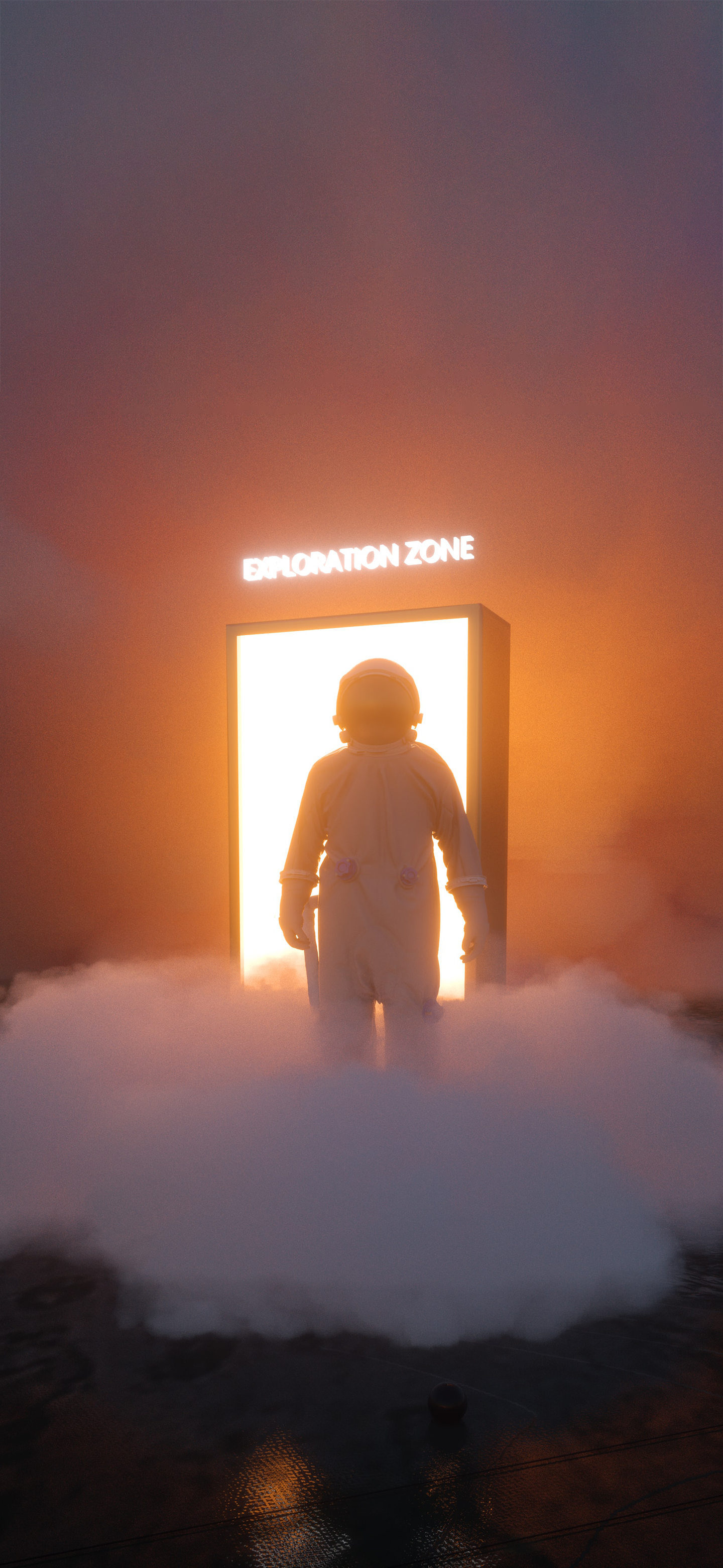 Astronaut Fog 1440x3120