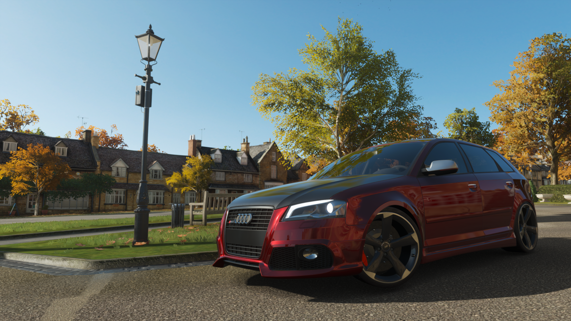 Forza Horizon 4 Race Cars Car PlaygroundGames Video Game Car Audi AUDi RS 3 1920x1080