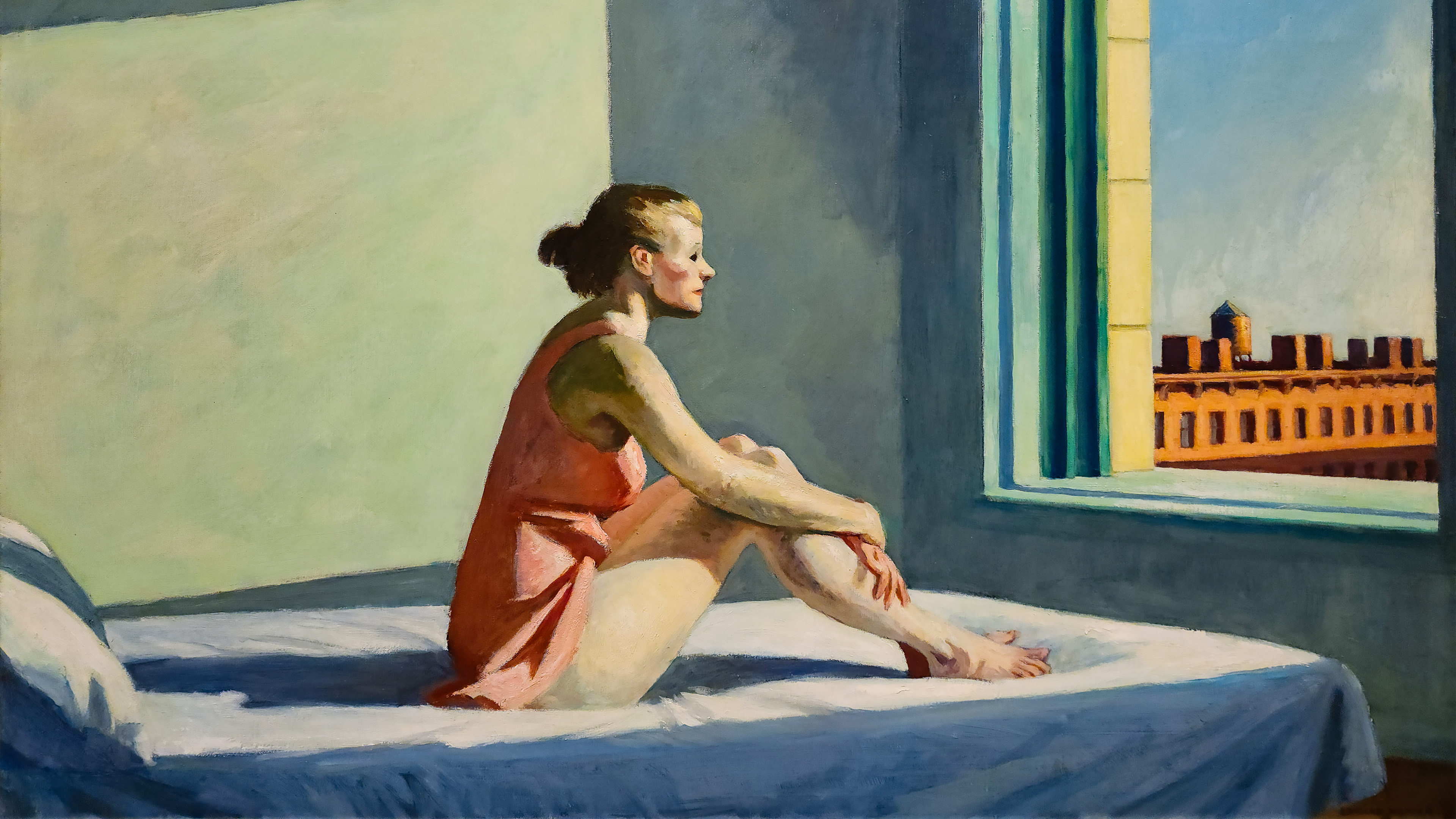 Edward Hopper Artwork Painting Oil Painting Classic Art Window 3840x2160