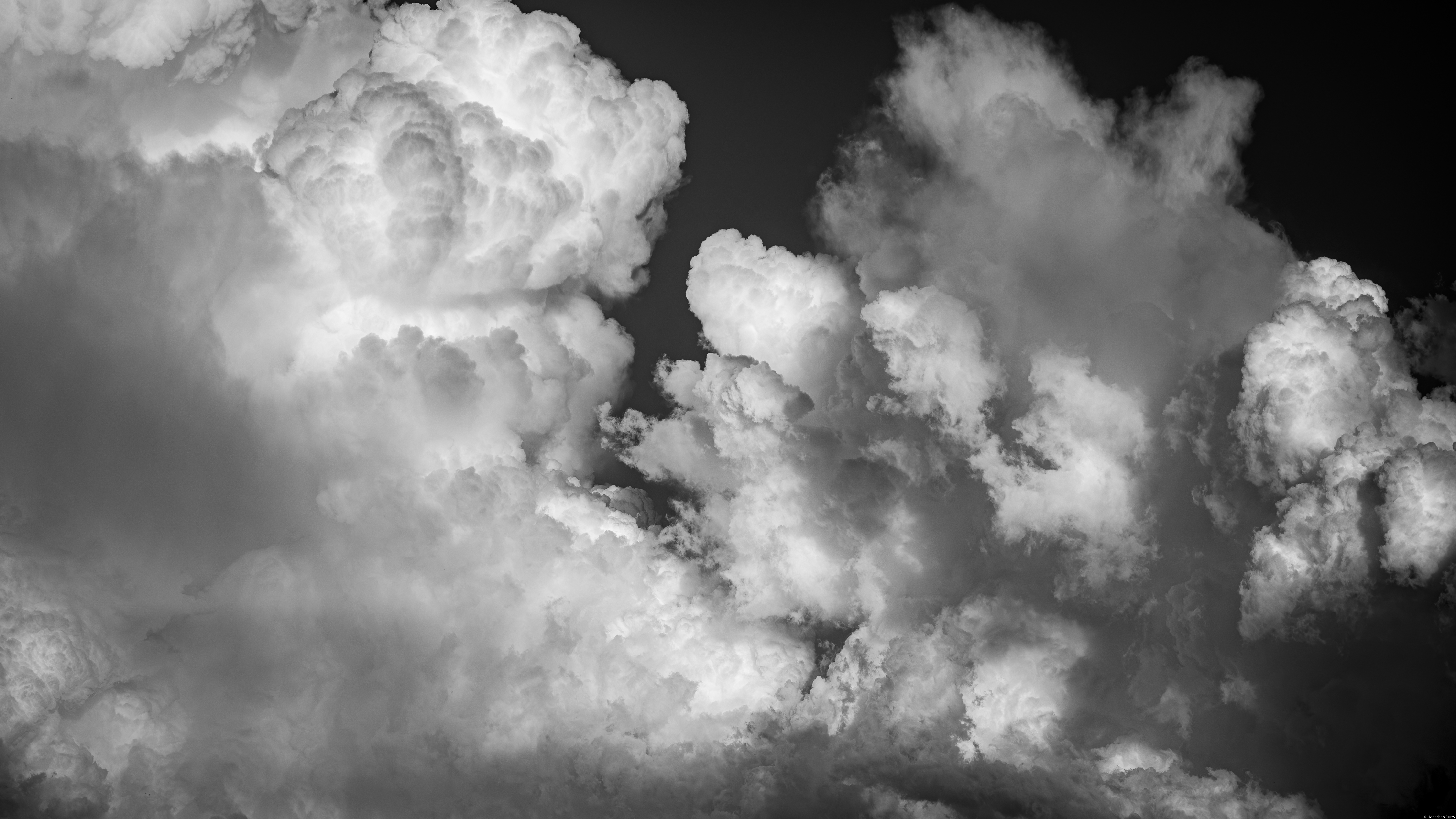 Clouds Nature Landscape Thunder Storm Photography Monochrome Jonathan Curry Sky Texture Outdoors Fil 5957x3351