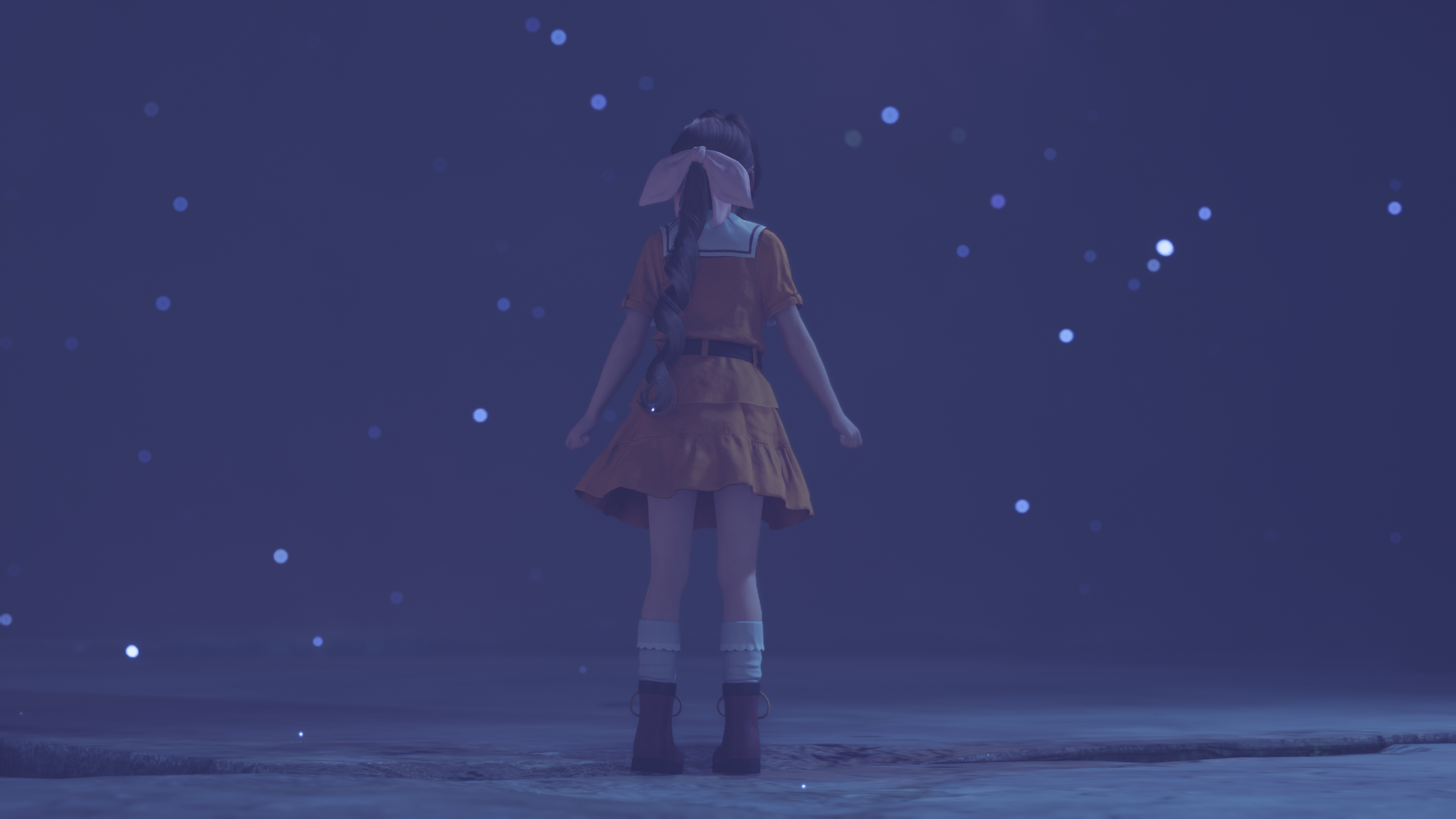 Final Fantasy Vii Aerith Gainsborough Children Final Fantasy Vii Remake 2560x1440