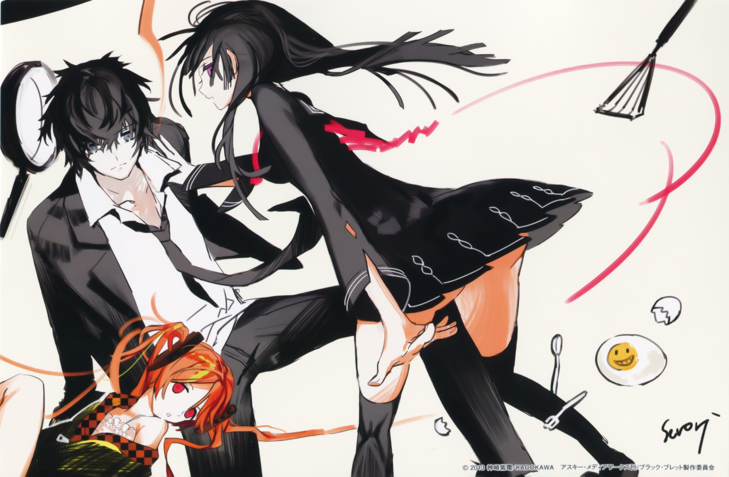 Anime Black Bullet 2445x1600