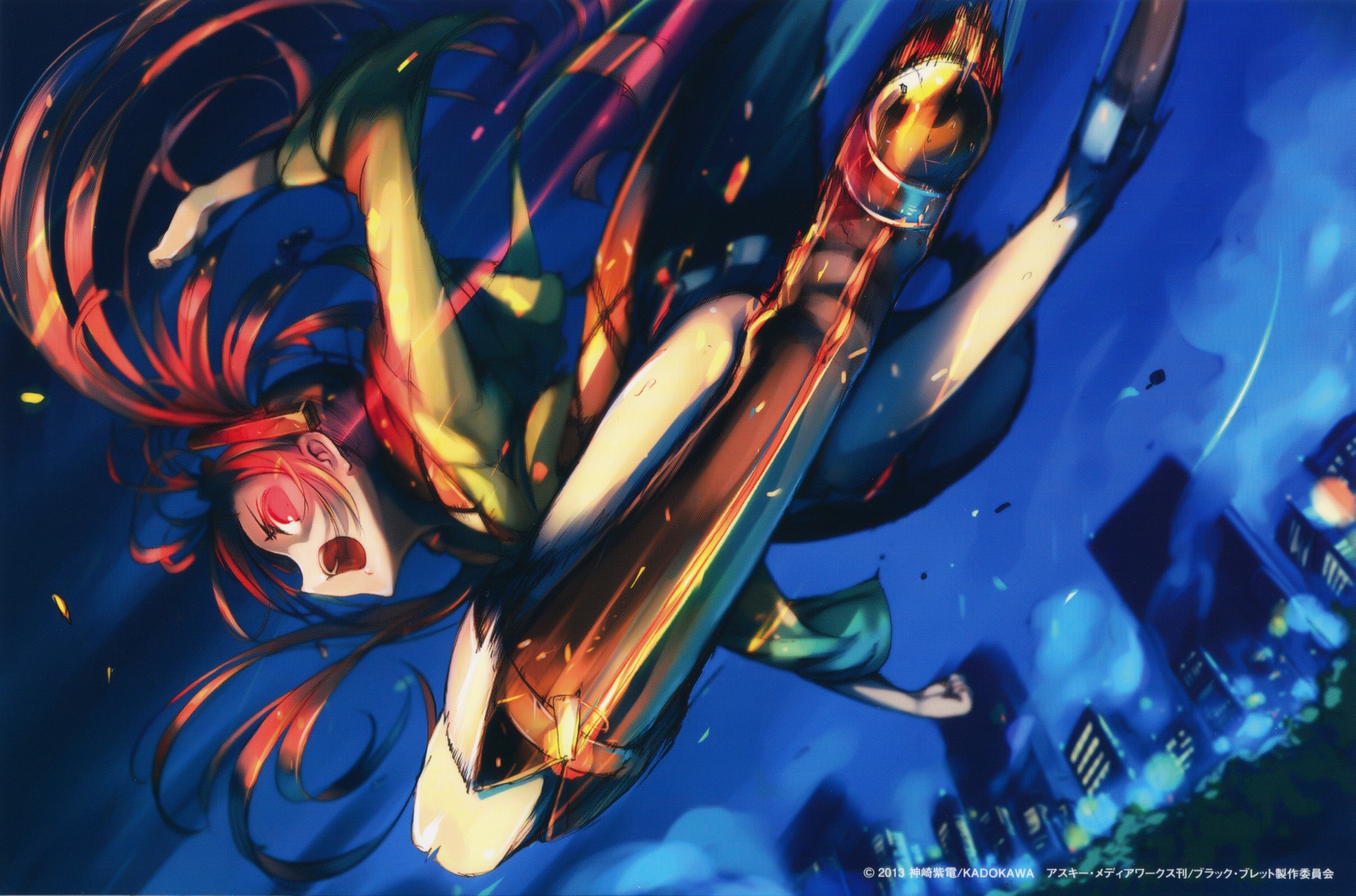 Anime Black Bullet 2419x1600