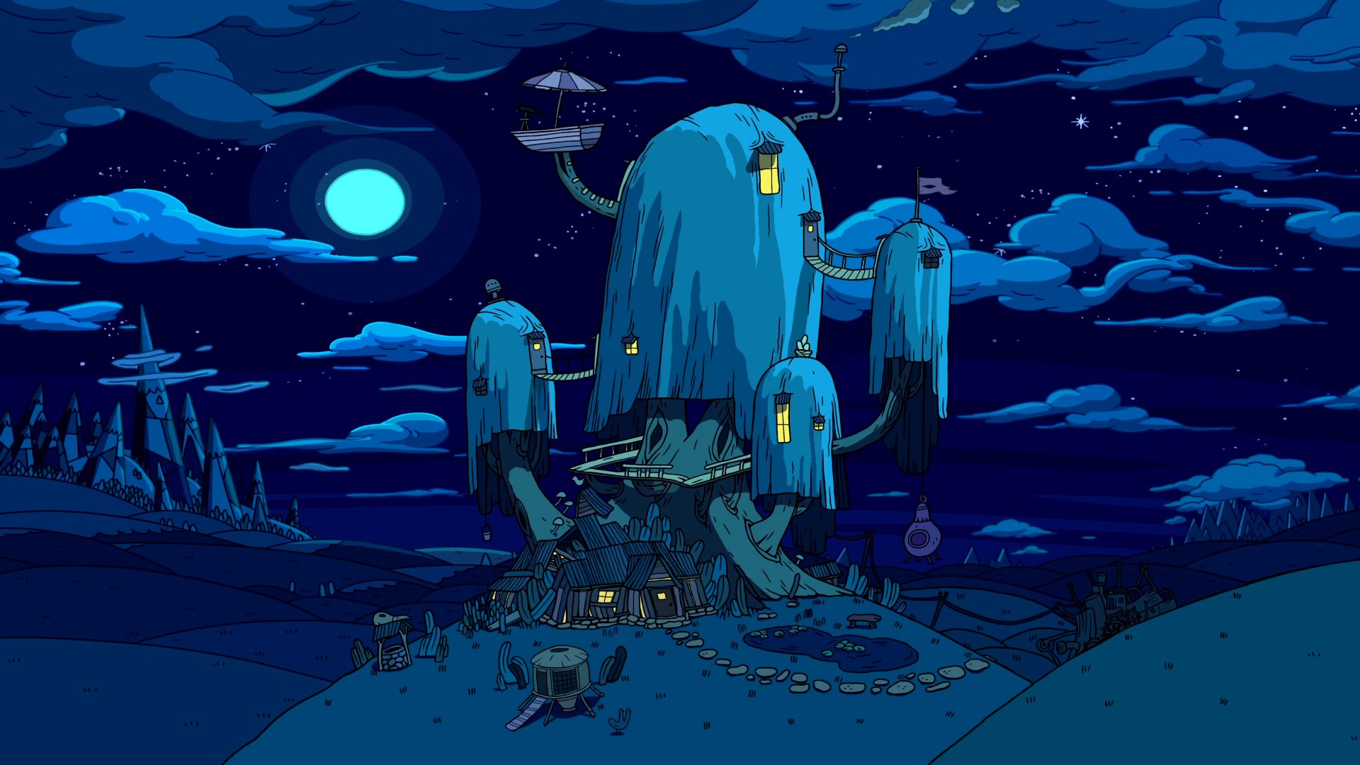 Adventure Time Cartoon Cartoon Network Tree House 1920x1080