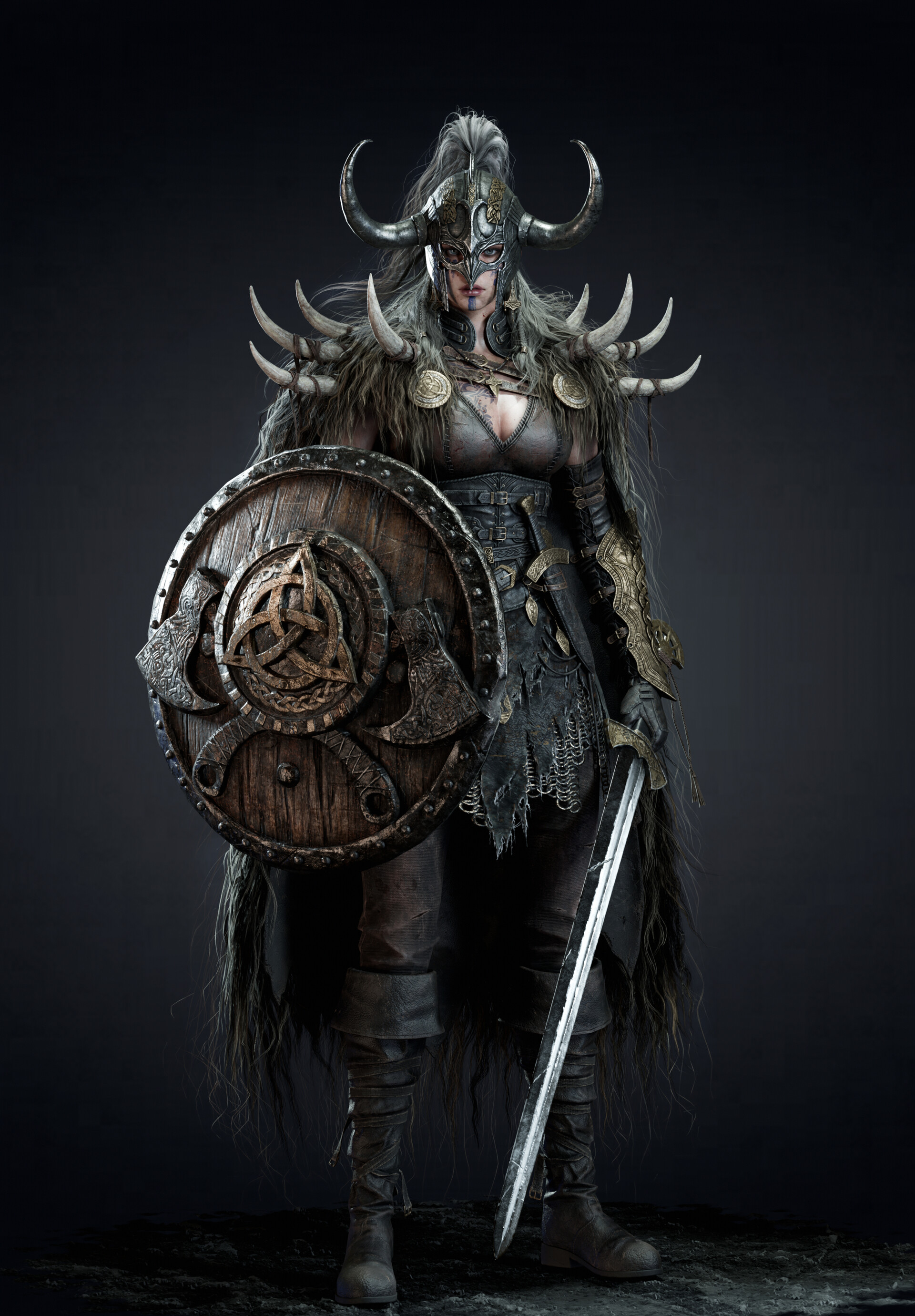 Kim Subeen CGi Vikings Shield Warrior Women 1920x2760