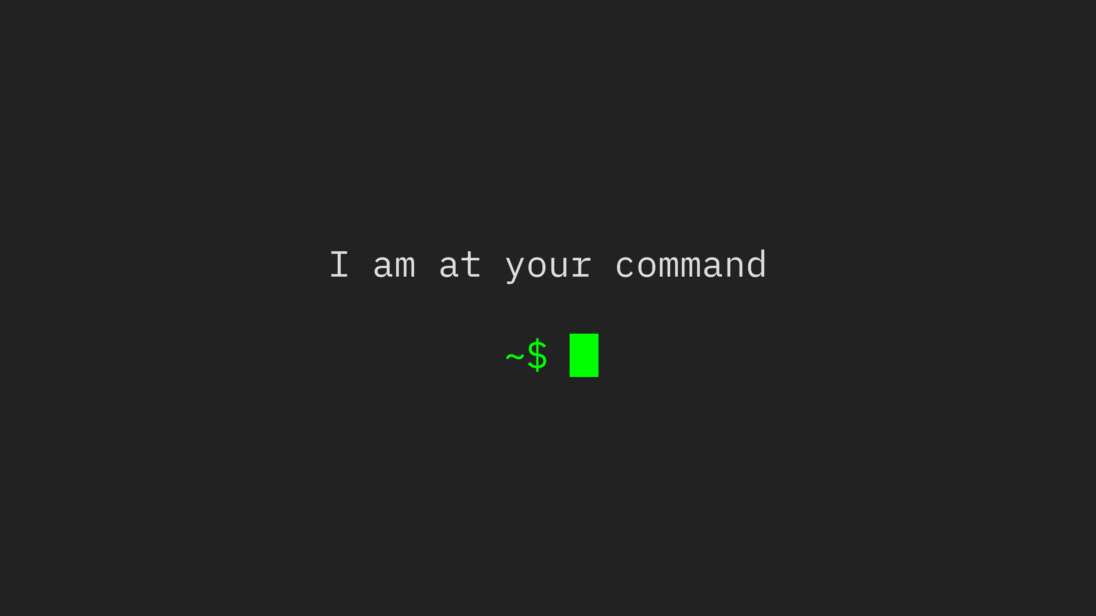 Code Technology Linux Dark Green Command Minimalism 3840x2160