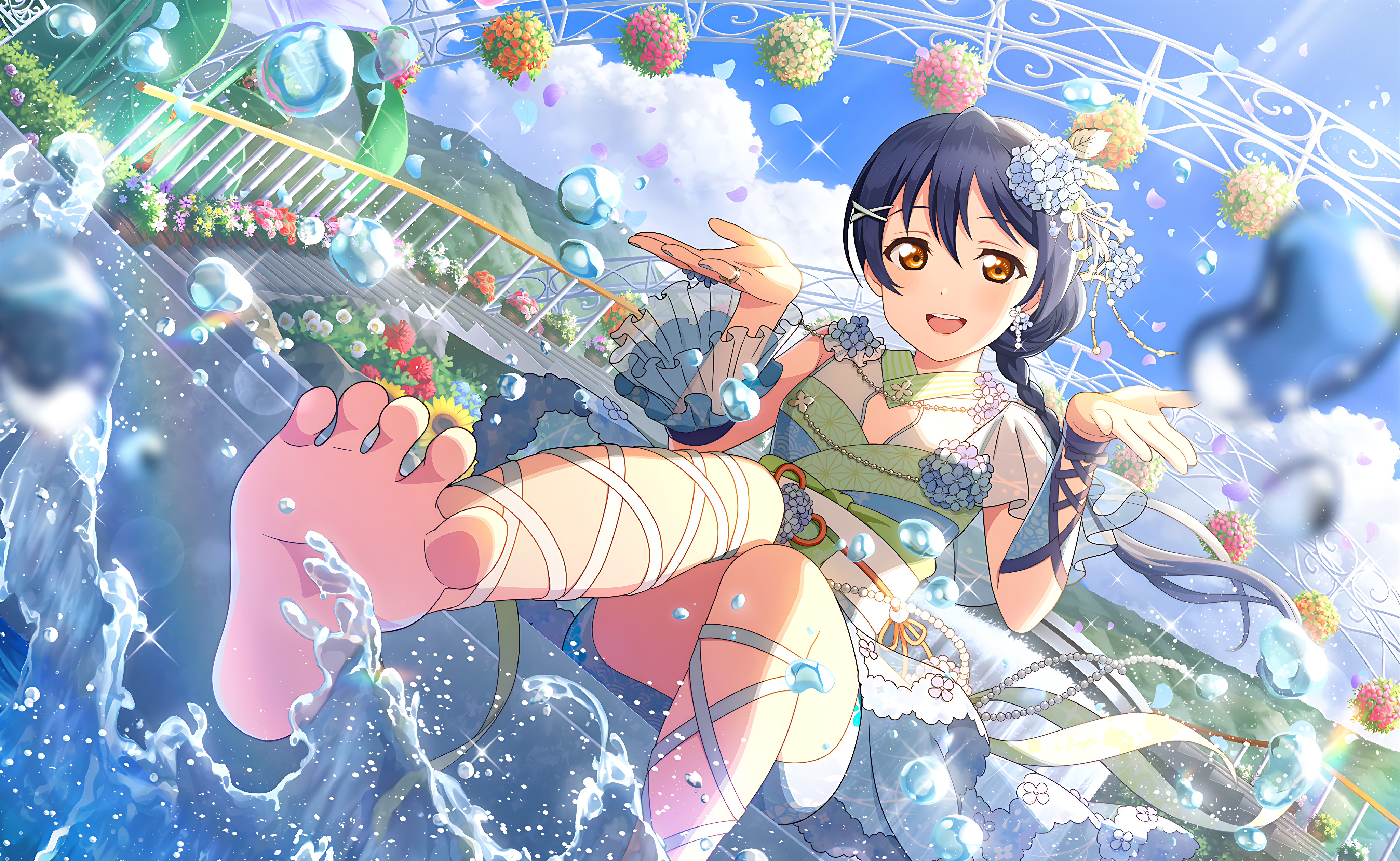 Love Live Sonoda Umi Anime Girls 4096x2520