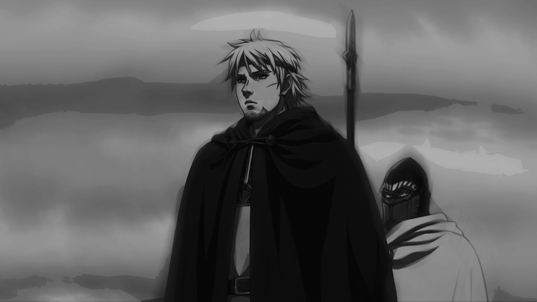 Vinland Saga Anime Simple Background 2048x1152