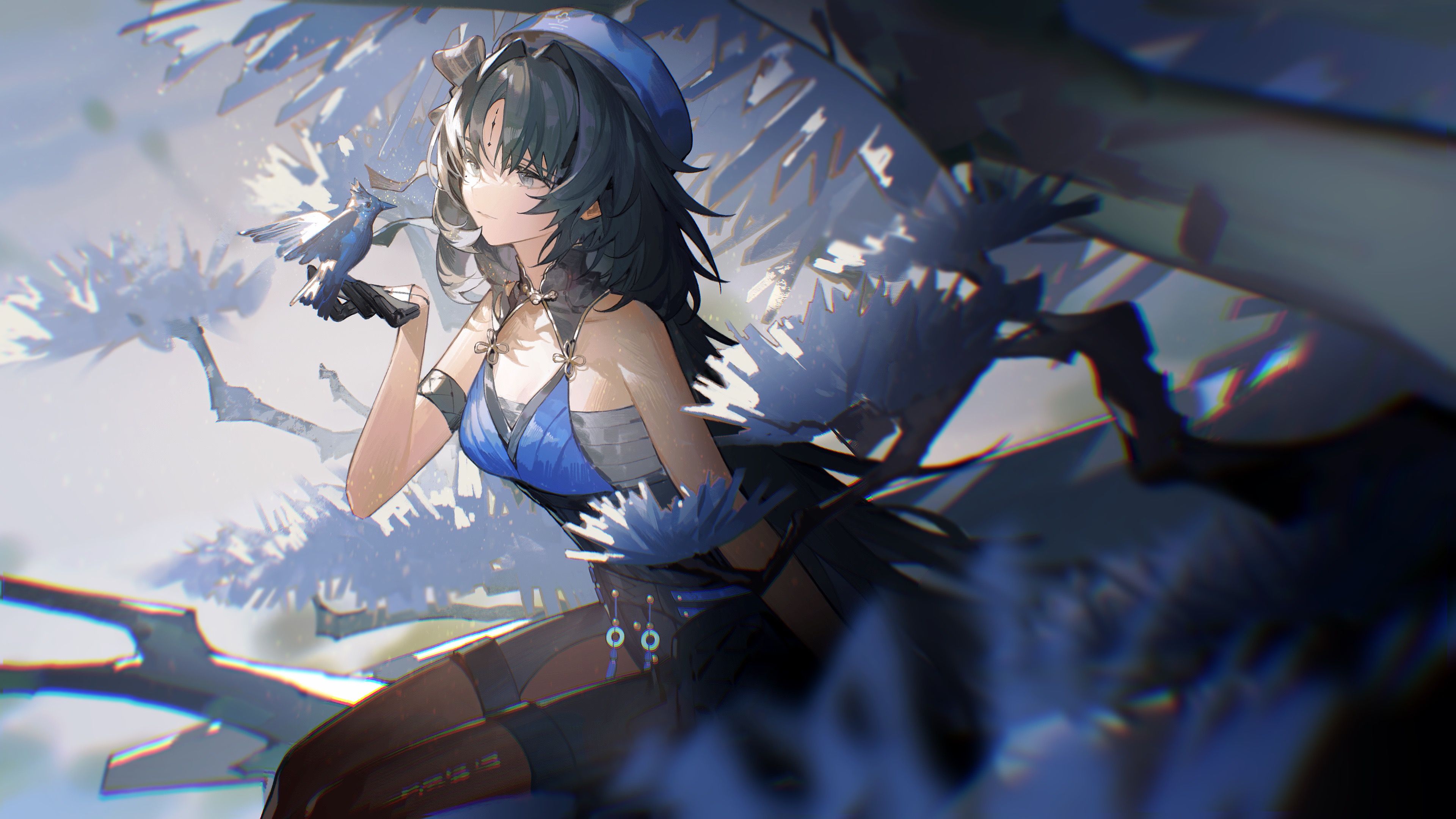 Wuthering Waves Yangyang Wuthering Waves Video Game Art Anime Games Anime Girls Chinese Clothing 3840x2160