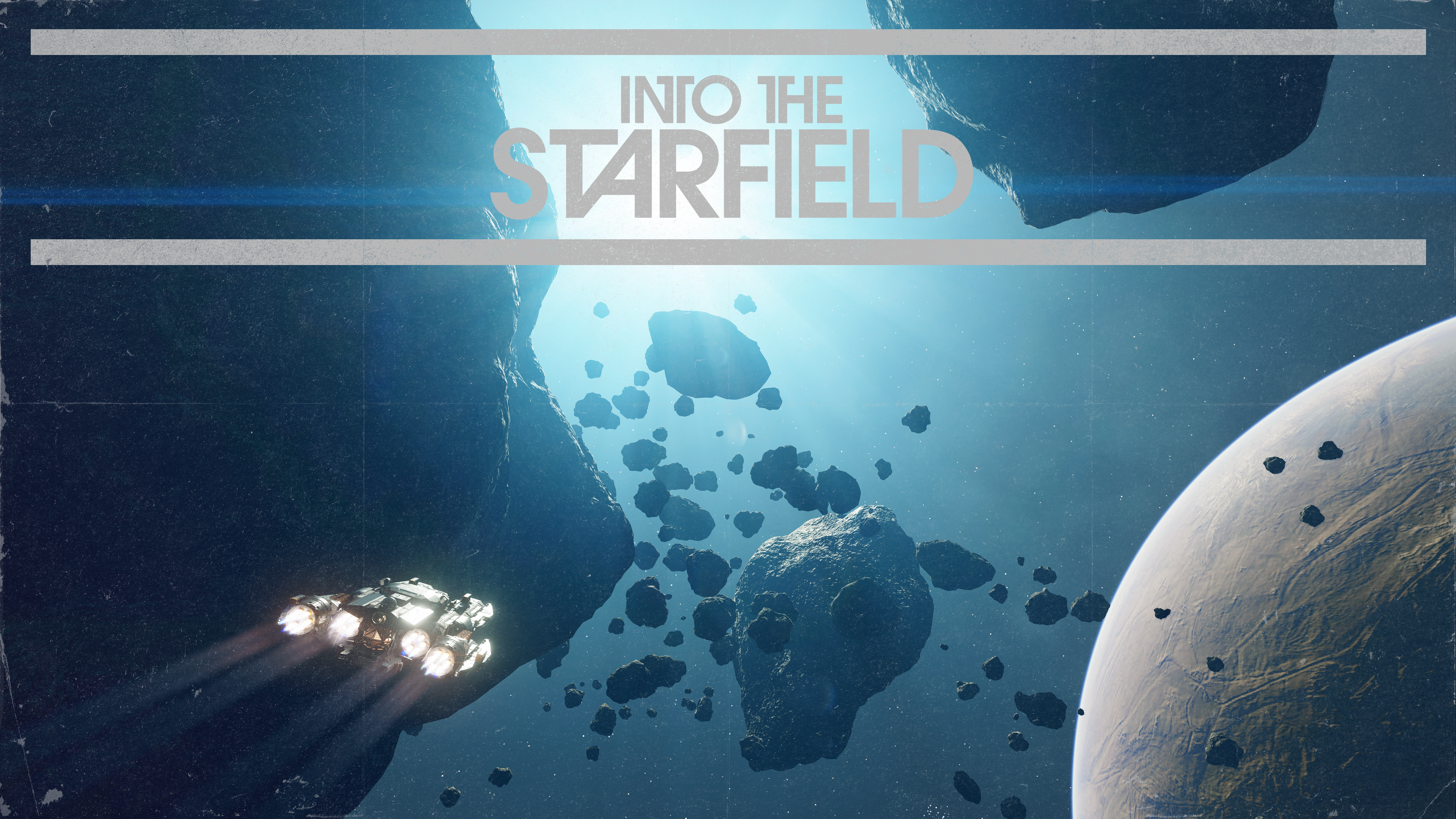 Starfield Video Game RPG Space Video Games Xbox Xbox Series X Asteroid Planet Spaceship Ship 3840x2160