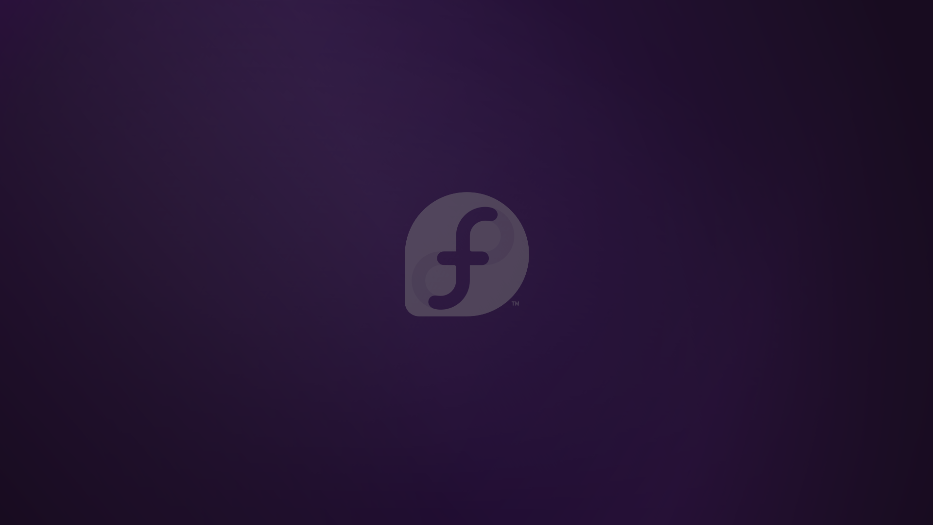 Linux Fedora Purple Background Minimalism Technology 1920x1080