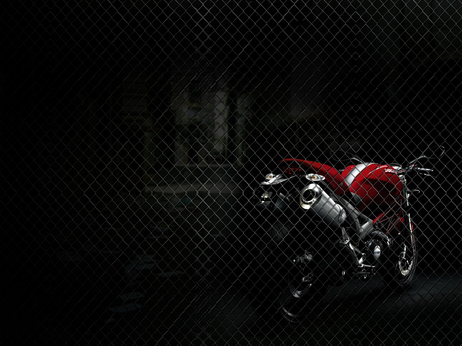 Motorcycle Motor1 Creativity Black Background Ducati 1600x1200