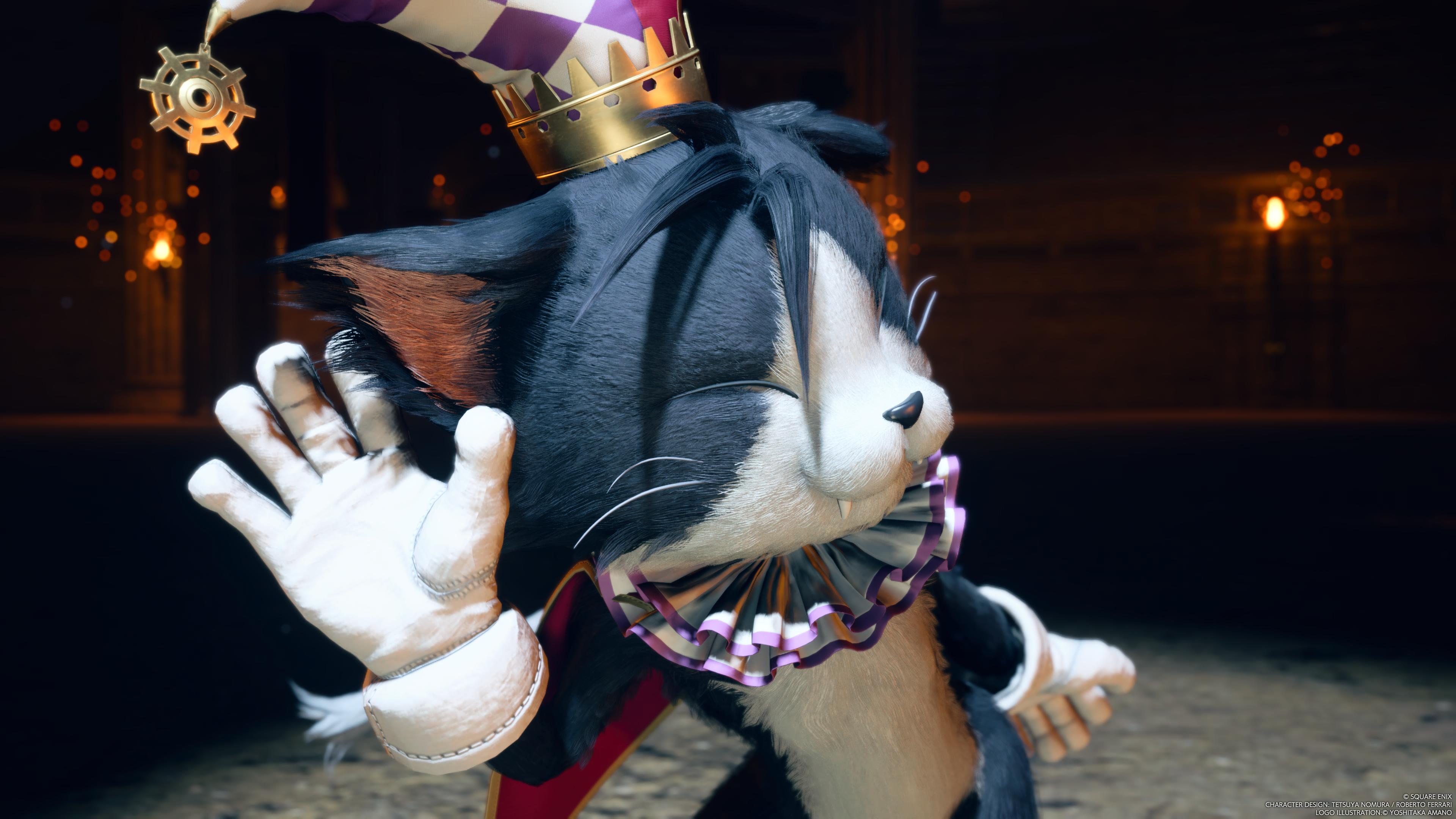 Final Fantasy Vii Rebirth Video Game Characters Cait Sith 3840x2160