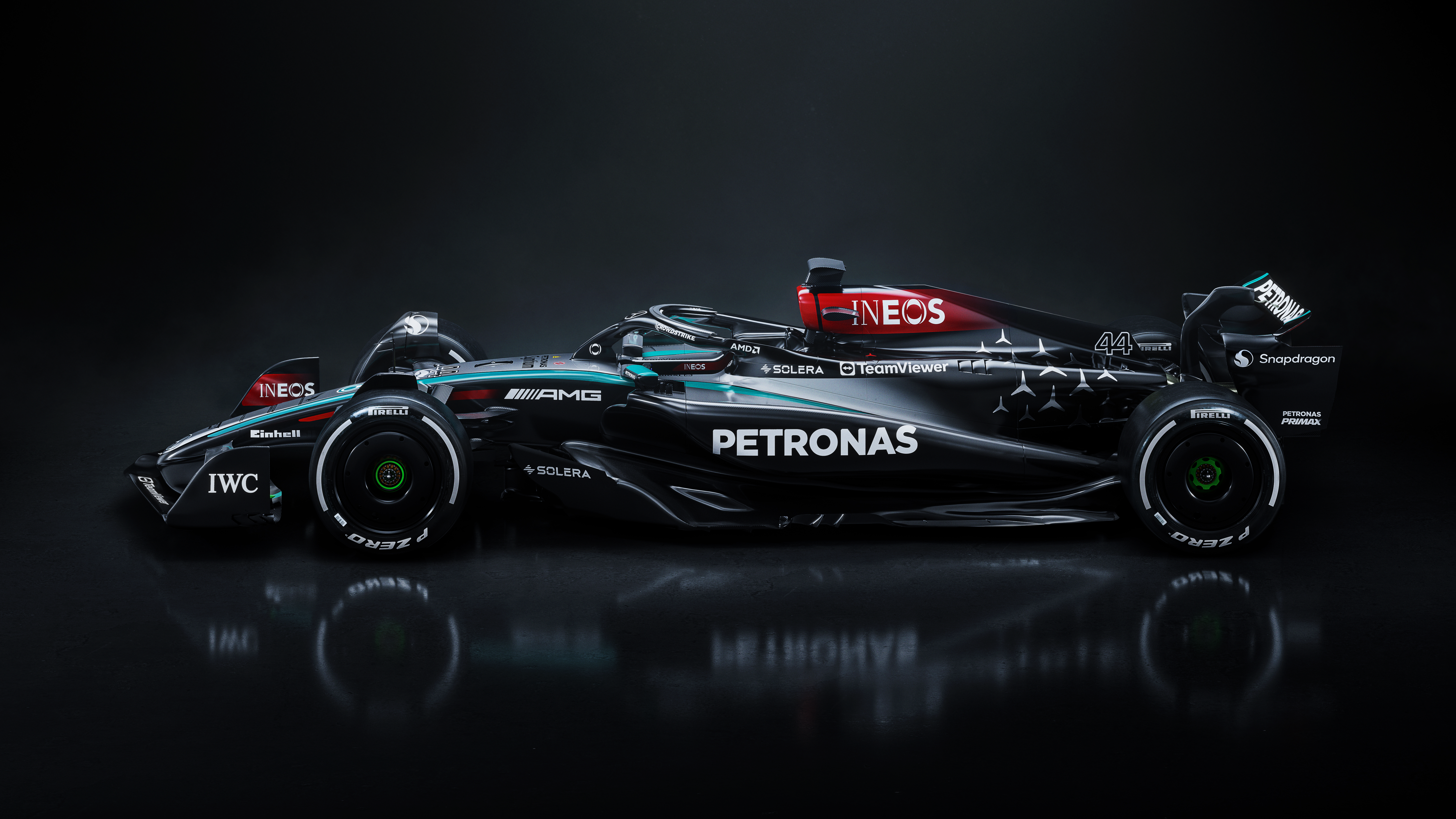 Mercedes AMG Petronas Formula 1 W15 Car 6500x3657