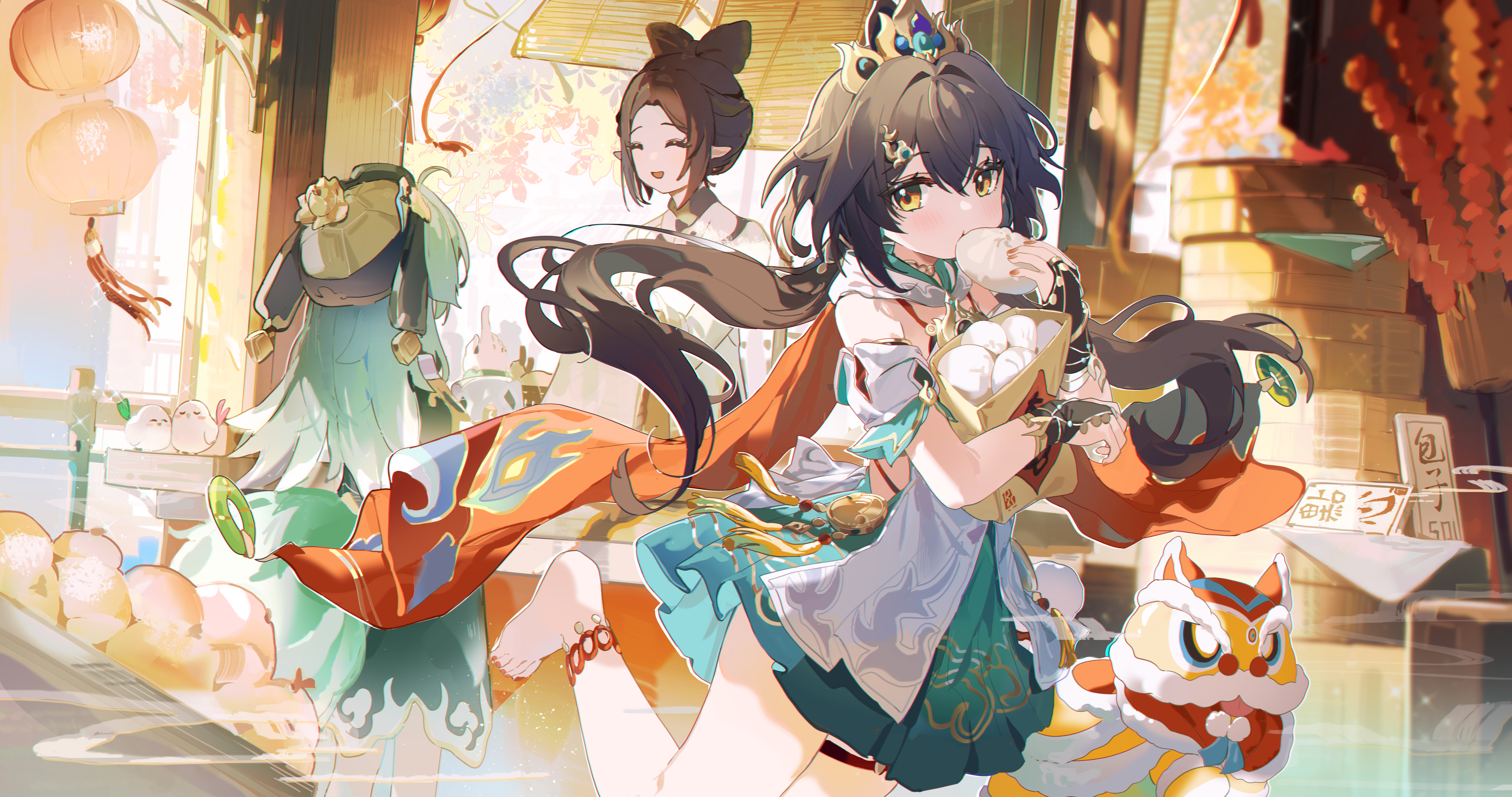 Anime Anime Girls Huohuo Honkai Star Rail Honkai Star Rail 4439x2340