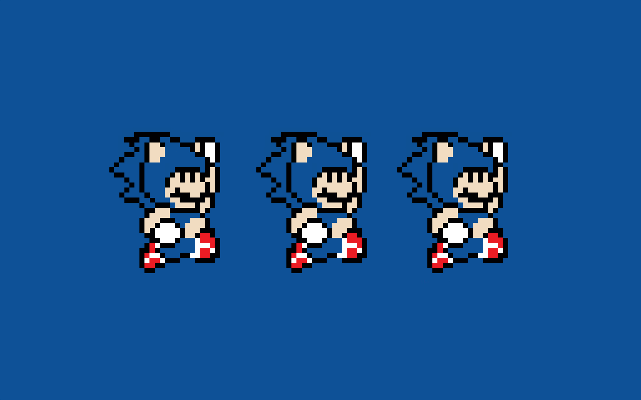 Sega Sonic Colors Blue Background Simple Background 2560x1600