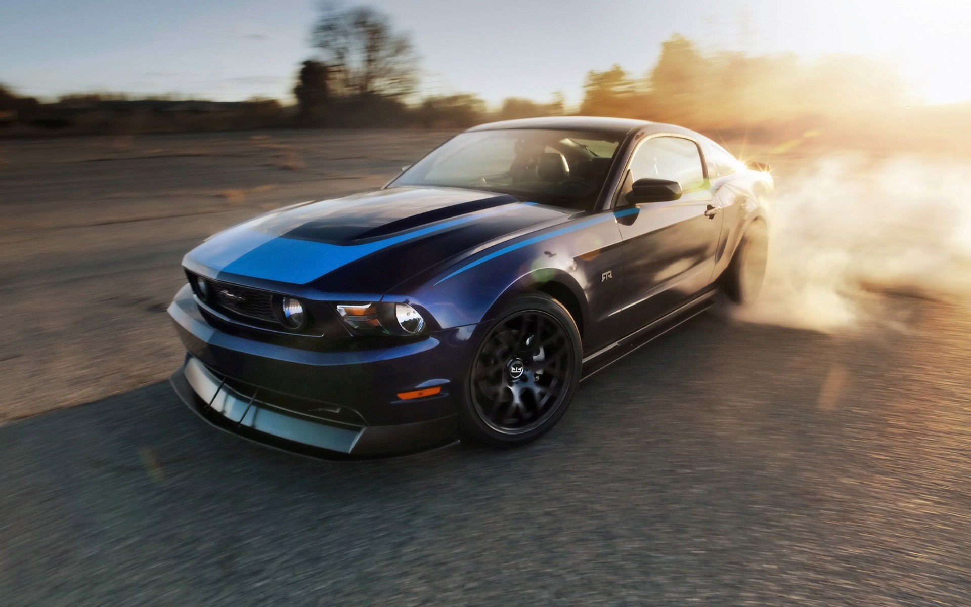 Car Blue Cars Ford Ford Mustang Ford Mustang RTR 1920x1200