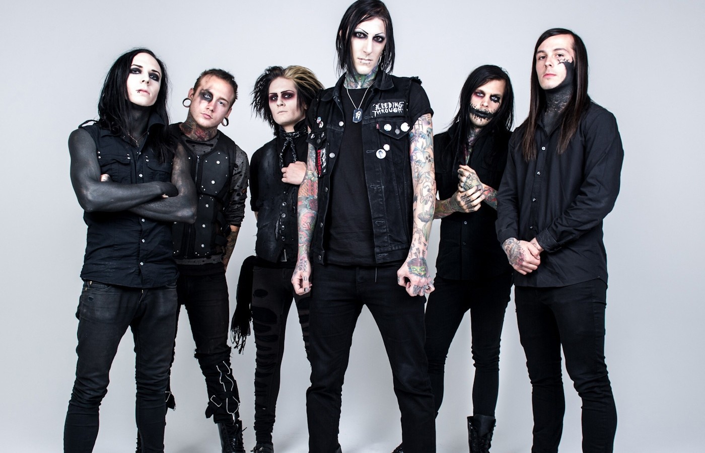 Motionless In White Metalcore Rock Bands 1400x900