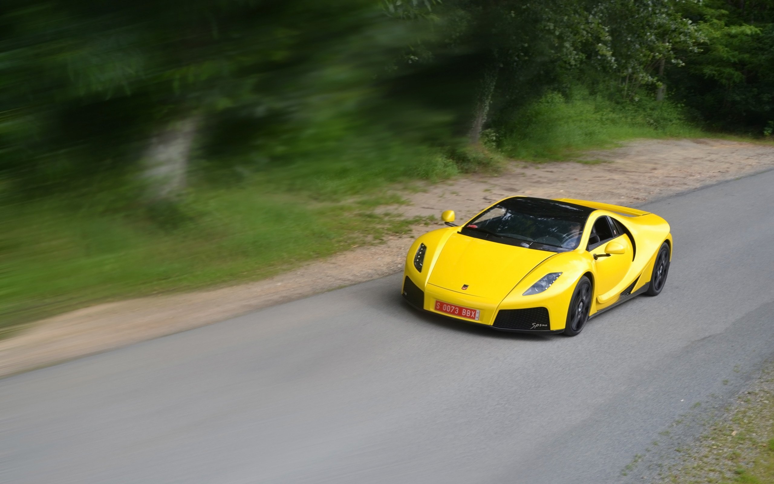 GTA Spano Supercar Sport Car Yellow Car Car Vehicle 2560x1600