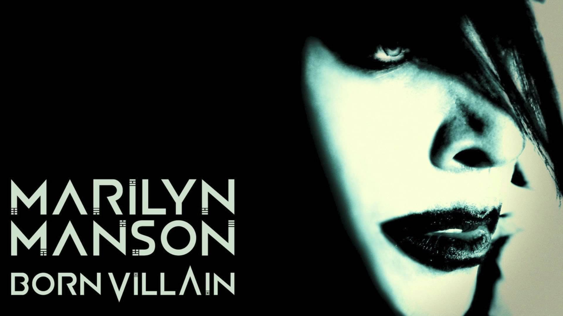 Marilyn Manson Typography Simple Background Music Musician Rock And Roll 1920x1080