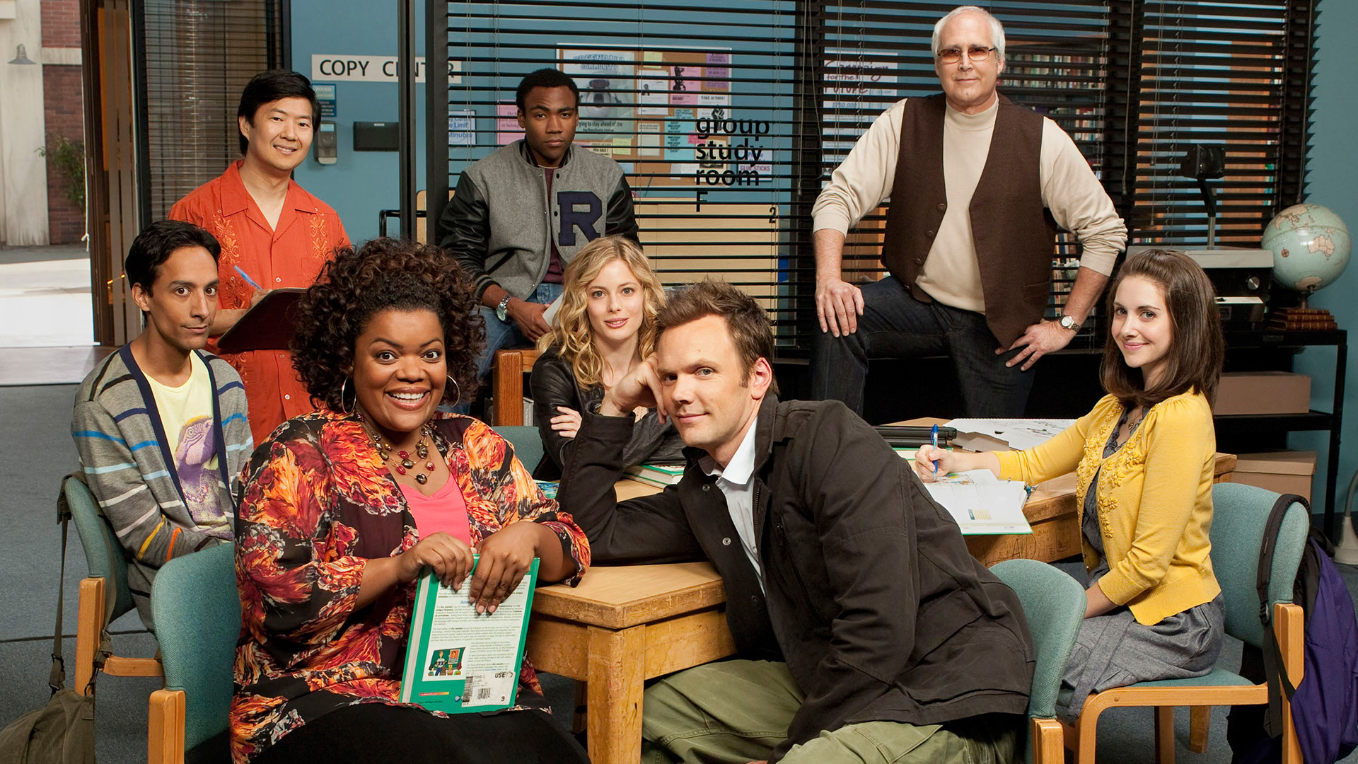 Community TV Show Cast Chevy Chase 1920x1080