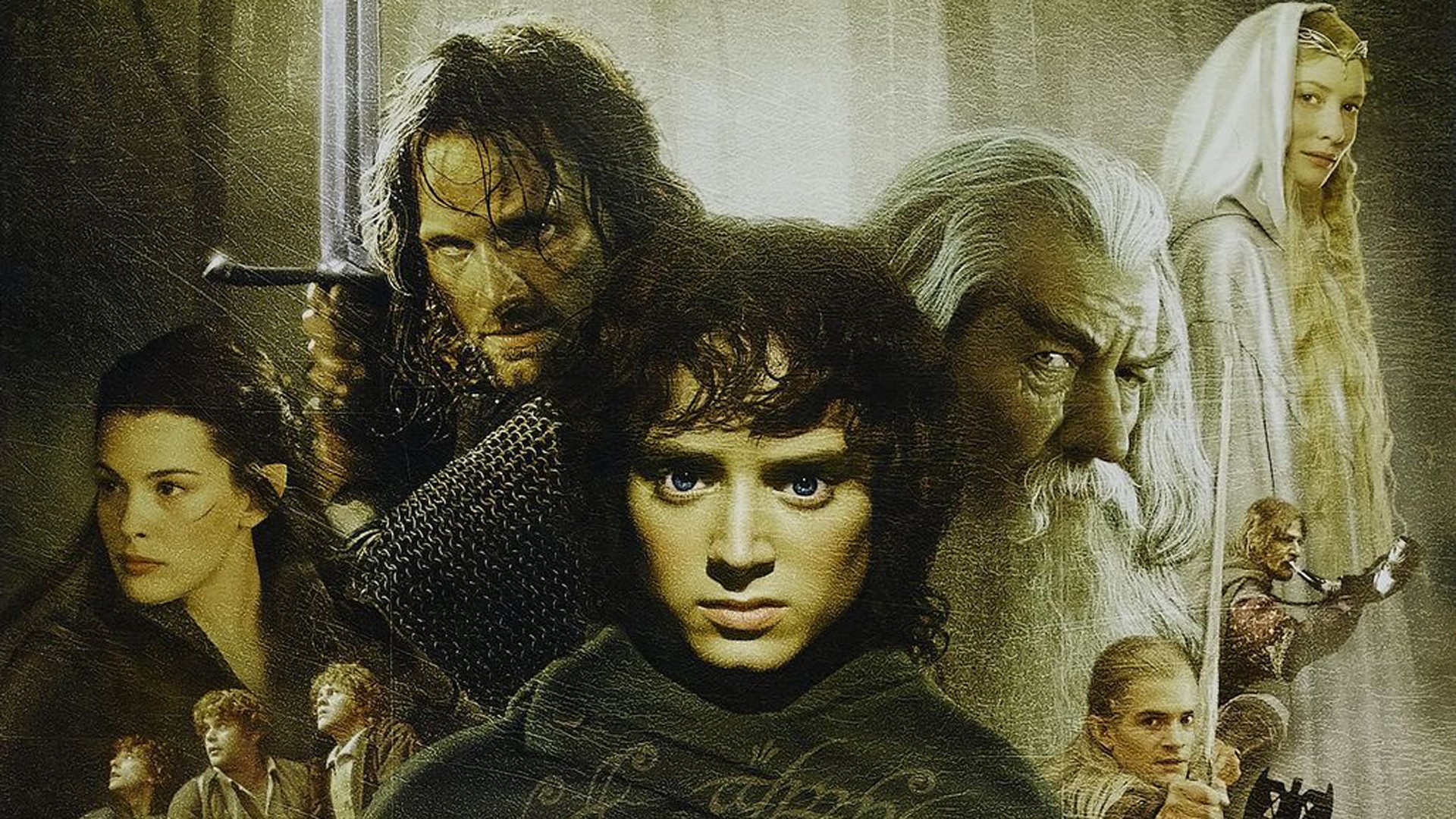 Movies The Lord Of The Rings Frodo Baggins Gandalf Legolas Aragorn Arwen Galadriel Boromir The Lord  1920x1080