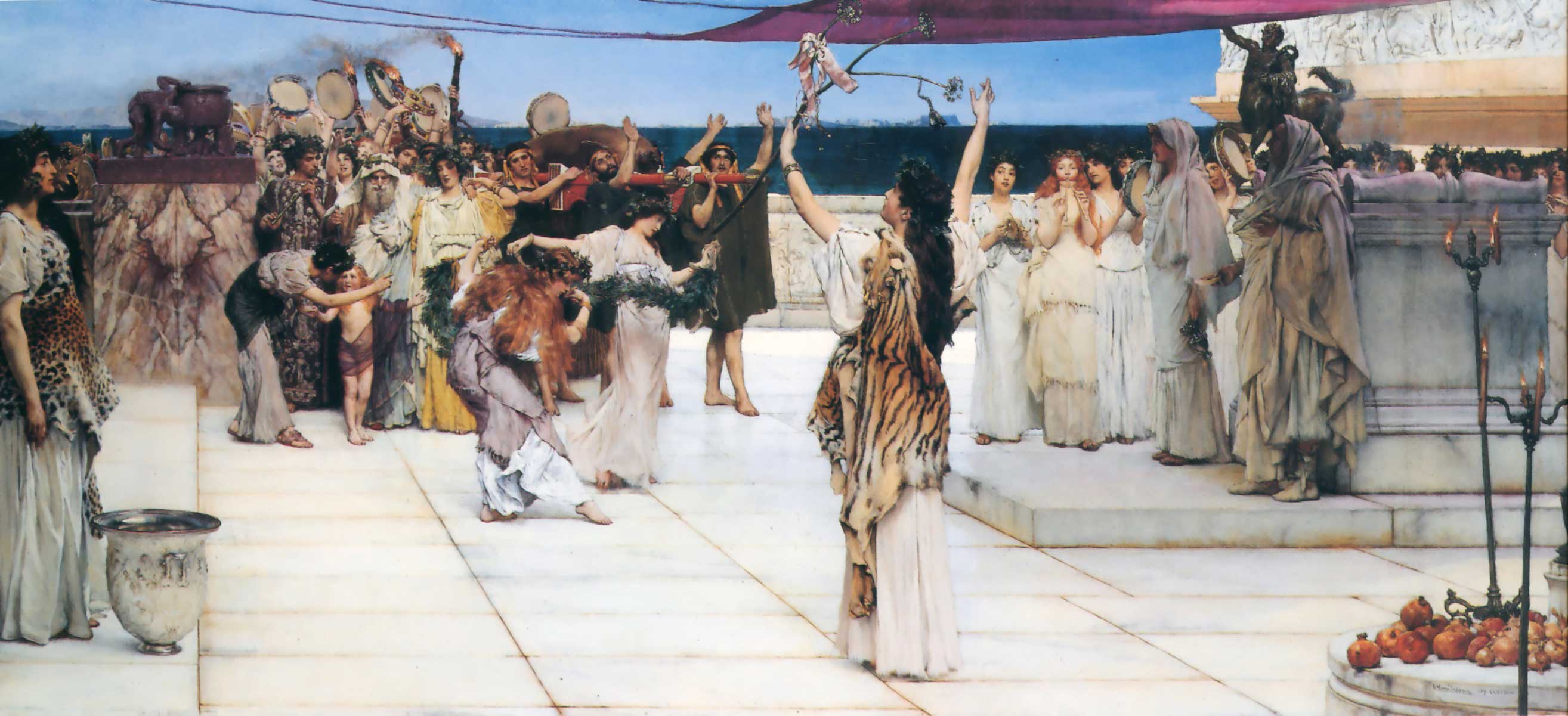 Classic Art Lawrence Alma Tadema Ancient Greece 2629x1201