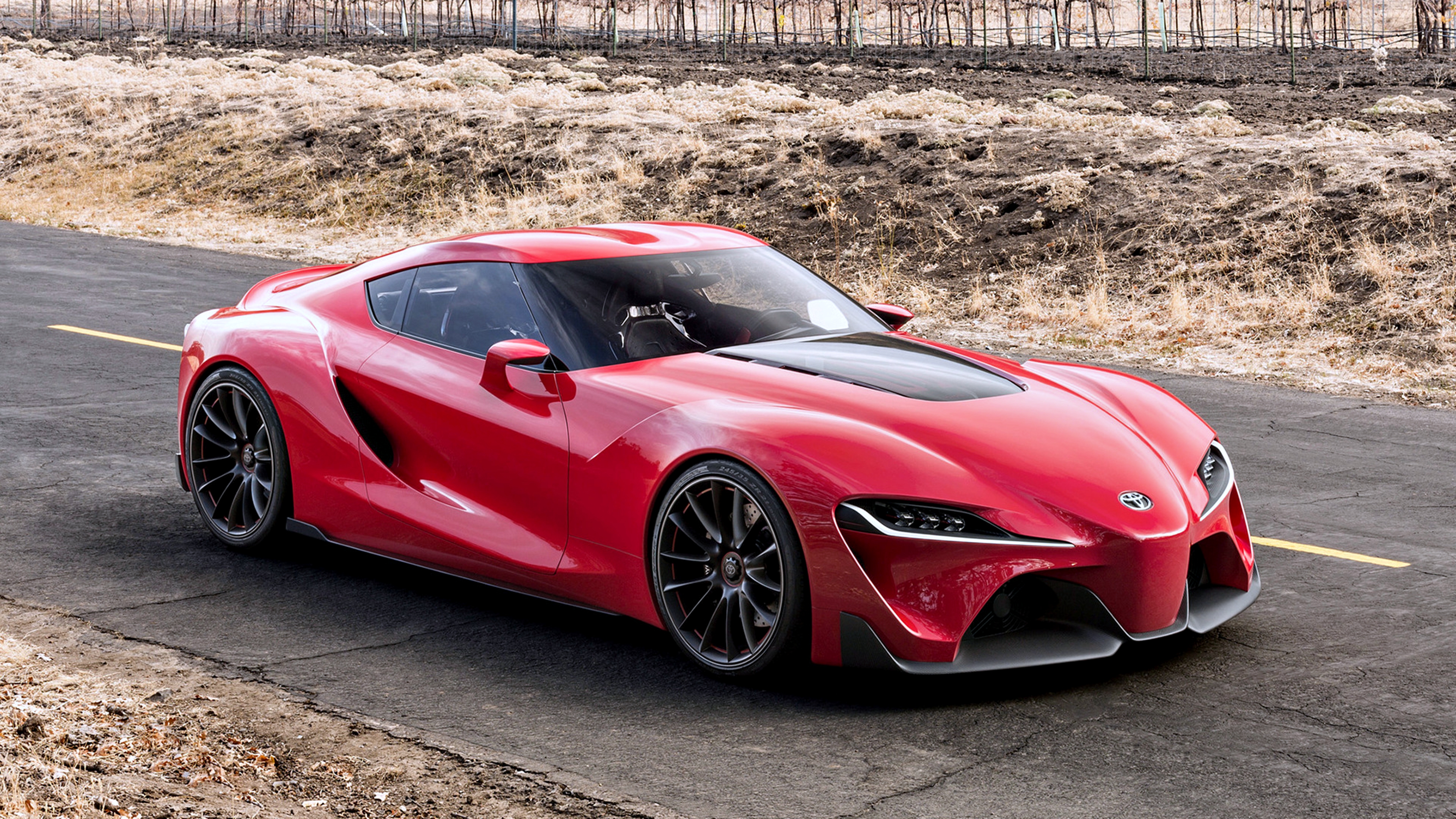 Supercar Car Toyota Toyota FT 1 Vehicle Red Car Concept Car 3840x2160