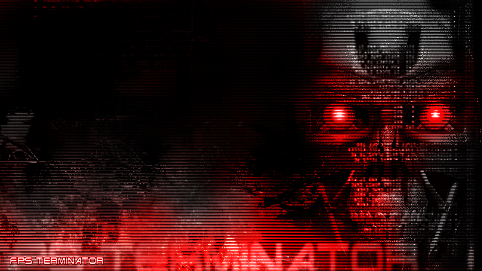 Terminator Movie Robot Red 1920x1080