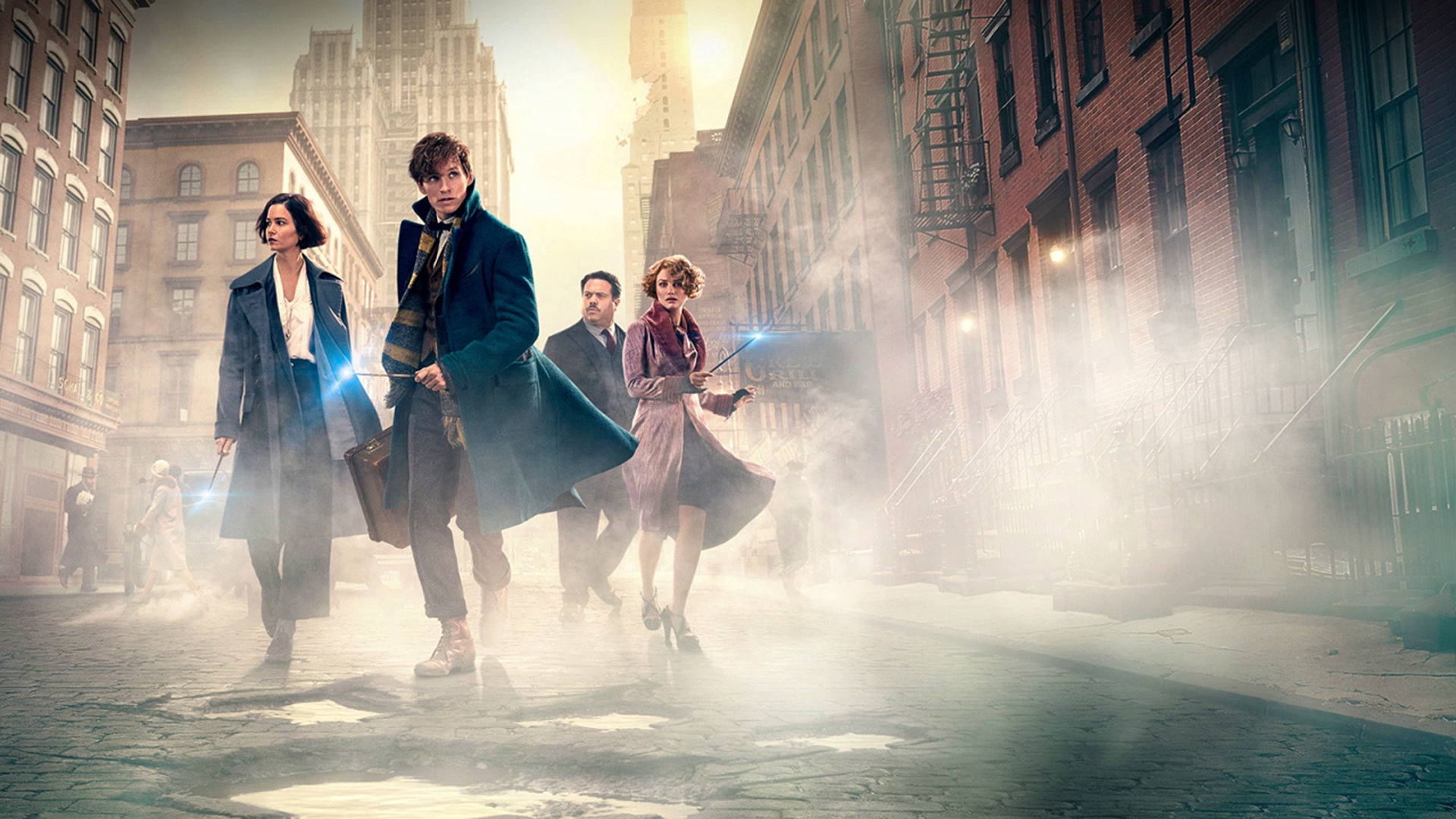 Eddie Redmayne Newt Scamander Dan Fogler Jacob Kowalski Katherine Waterston Porpentina Goldstein Ali 1920x1080